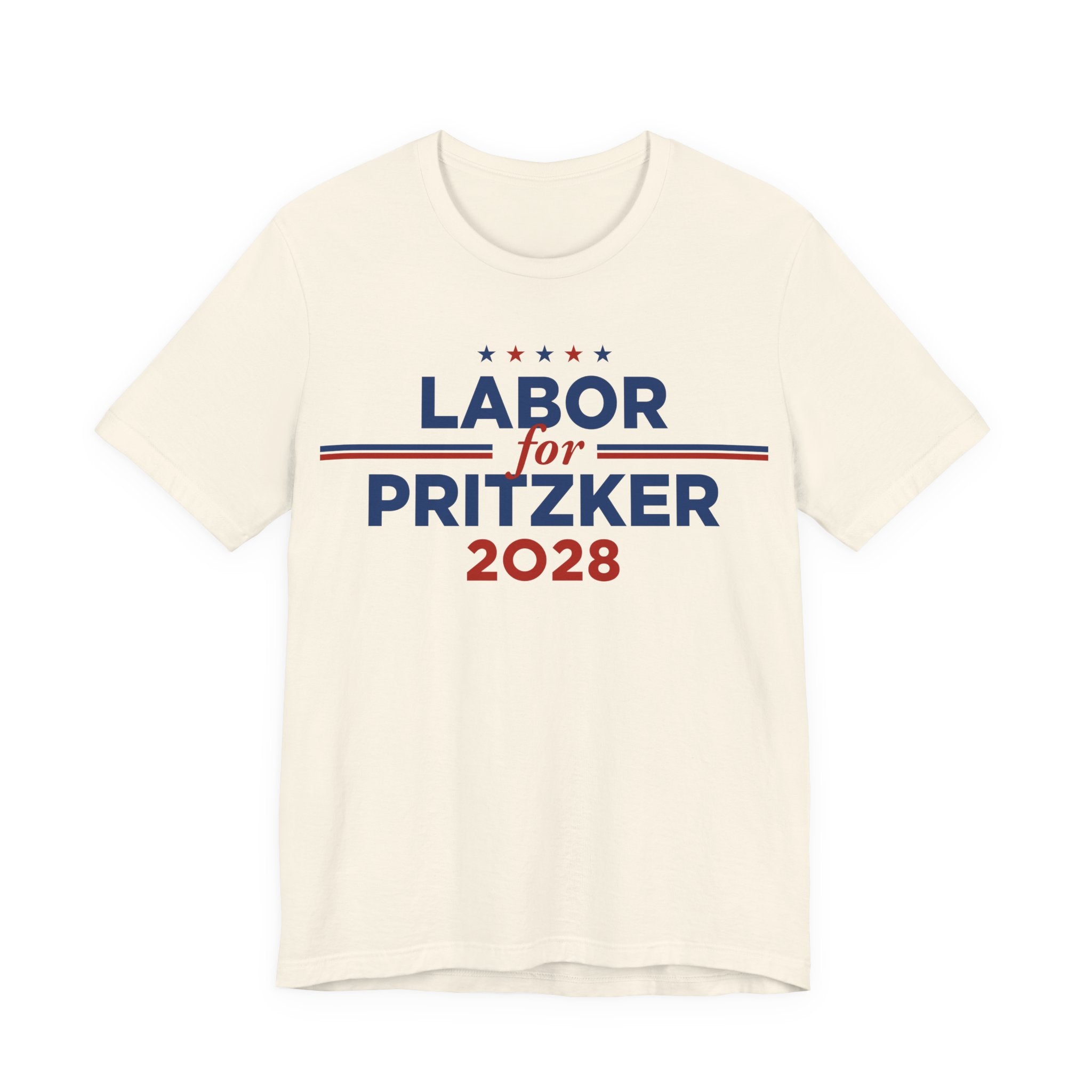 Labor for J.B. Pritzker for President Campaign T-Shirt 2028