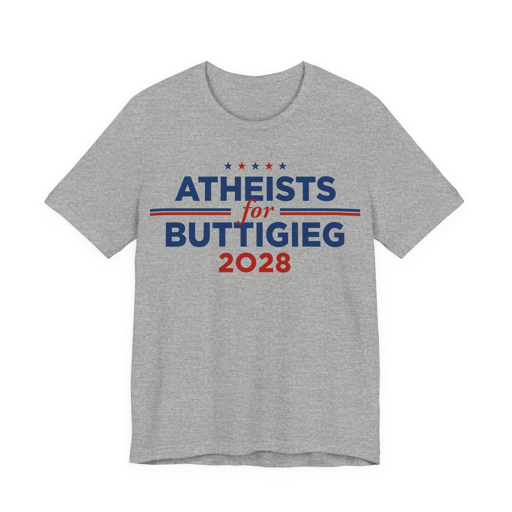 Atheists for Pete Buttigieg for President Campaign T-Shirt 2028
