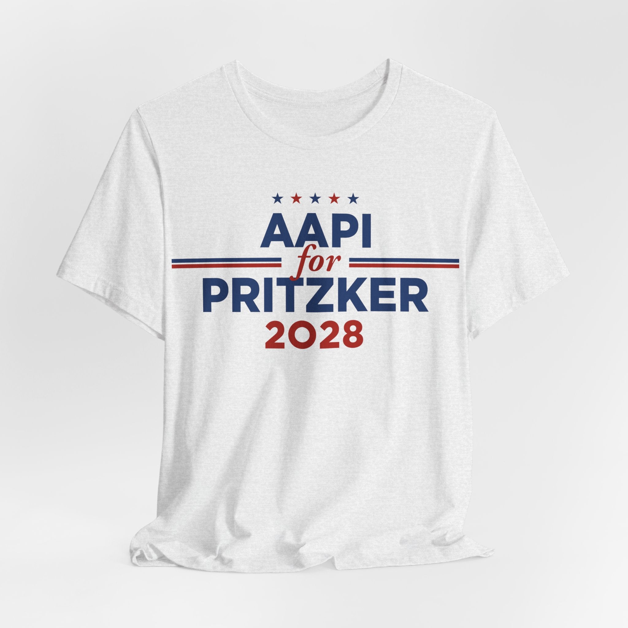 AAPI Asian and Pacific Islanders for J.B. Pritzker for President Campaign T-Shirt 2028