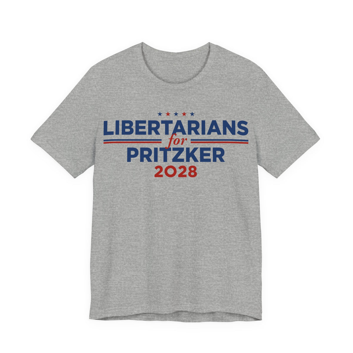 Libertarians for J.B. Pritzker for President Campaign T-Shirt 2028