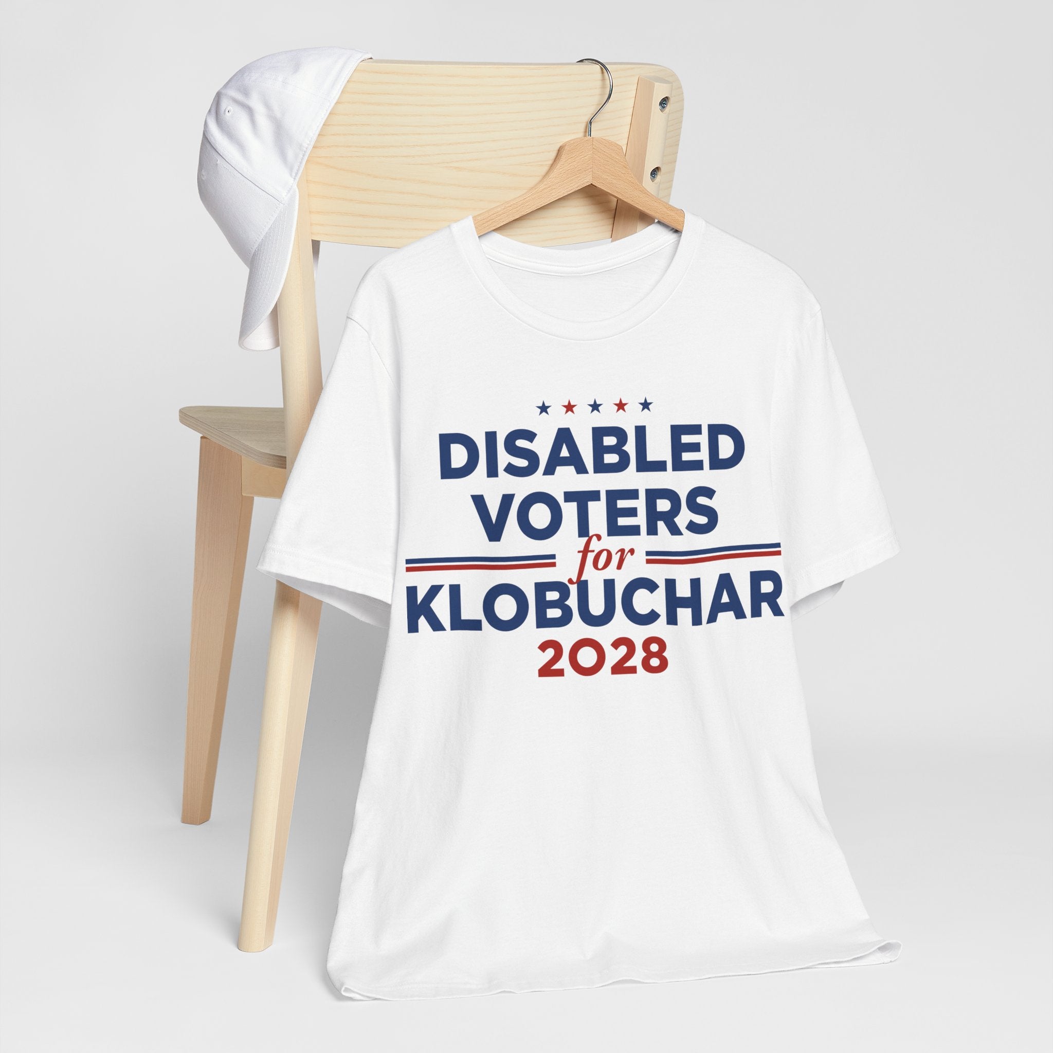 Disabled Voters for Amy Klobuchar for President Campaign T-Shirt 2028