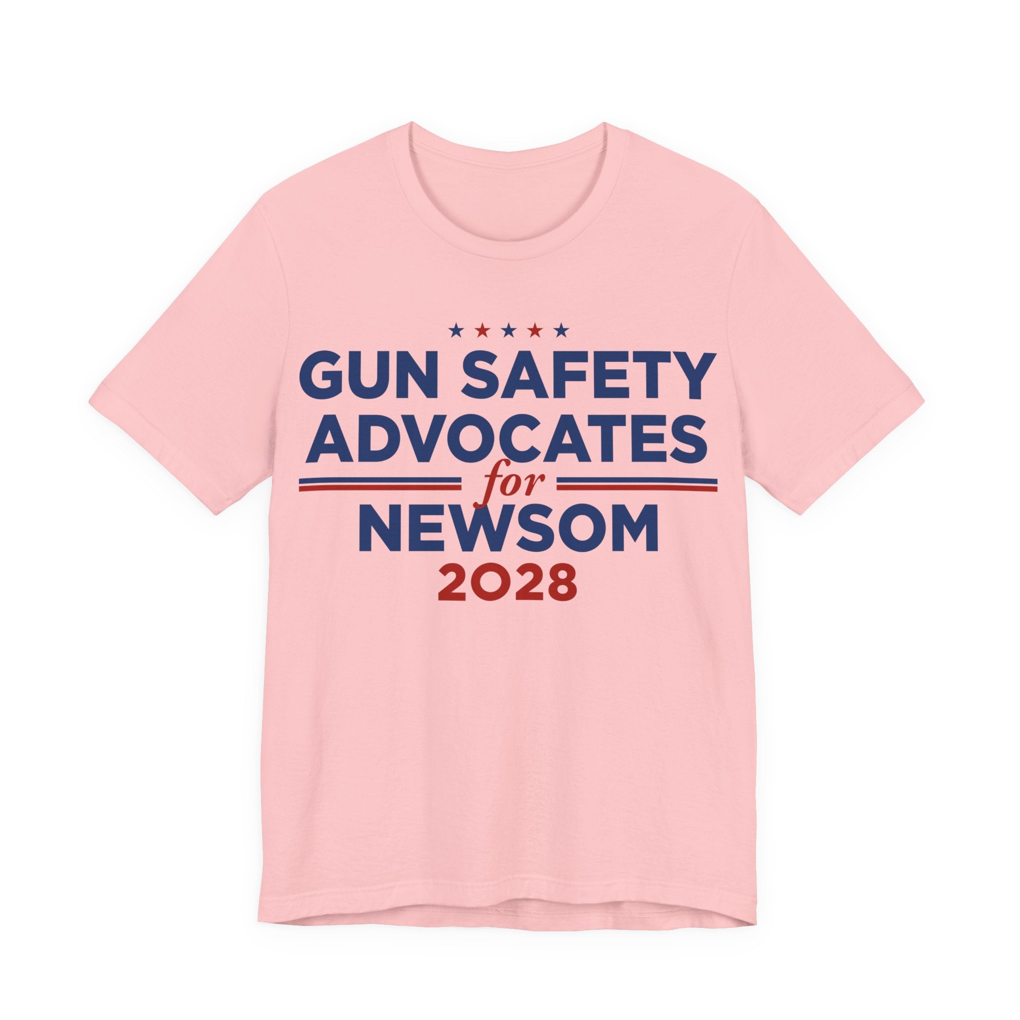 Gun Safety Advocates for Gavin Newsom for President Campaign T-Shirt 2028