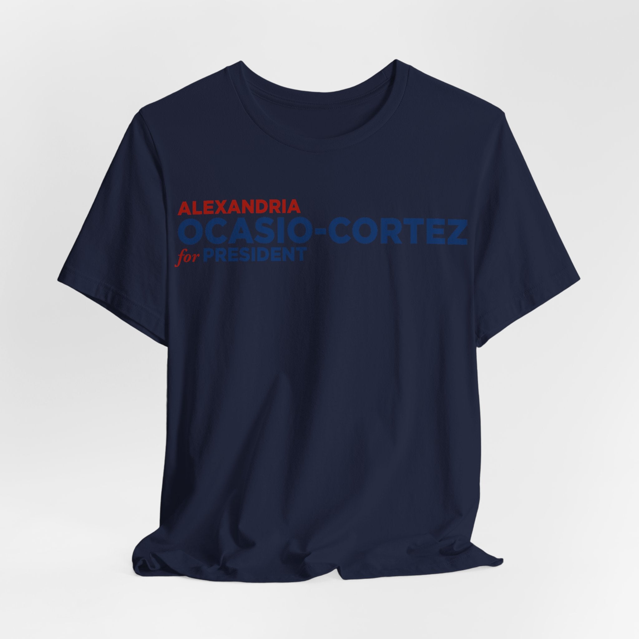 Alexandria Ocasio-Cortez AOC for President Campaign T-Shirt 2028