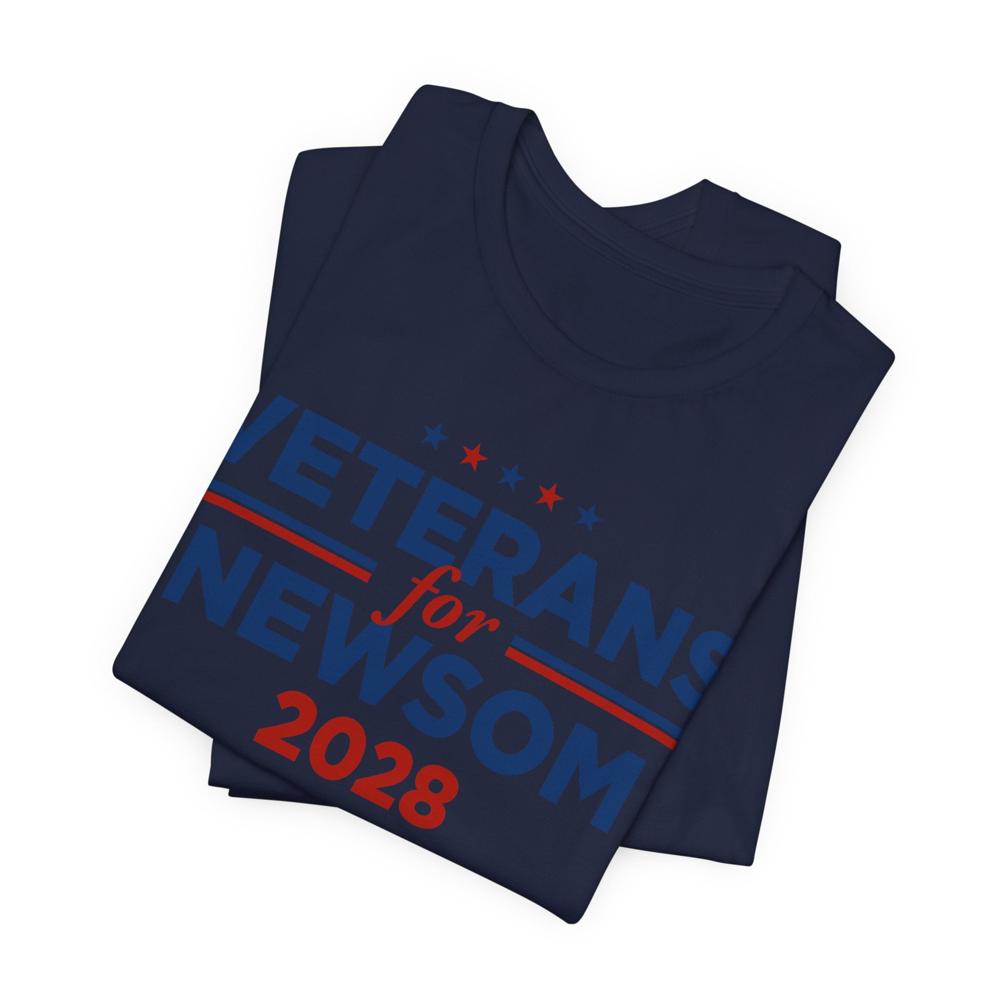 Veterans for Gavin Newsom for President Campaign T-Shirt 2028