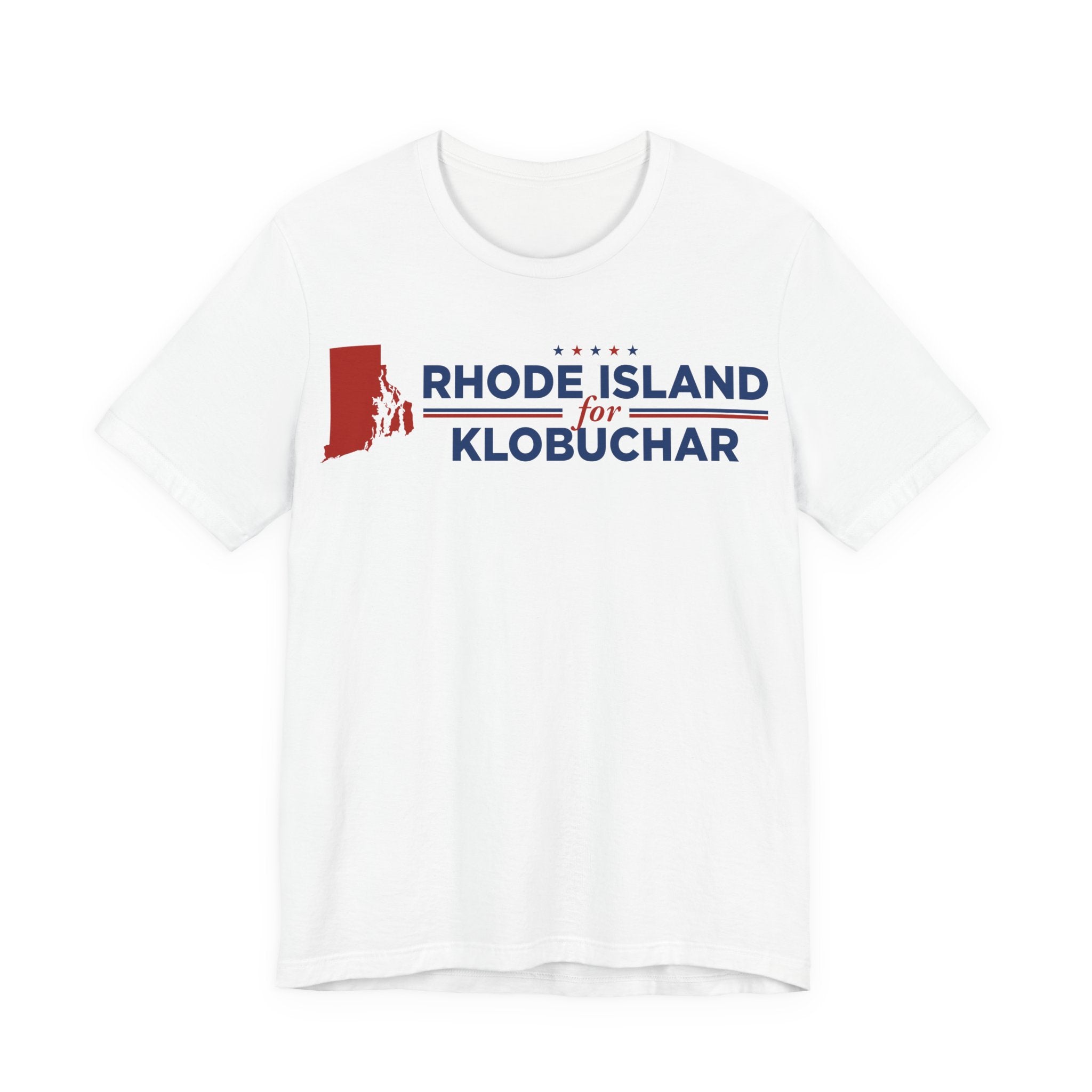 Rhode Island for Amy Klobuchar for President Campaign T-Shirt 2028