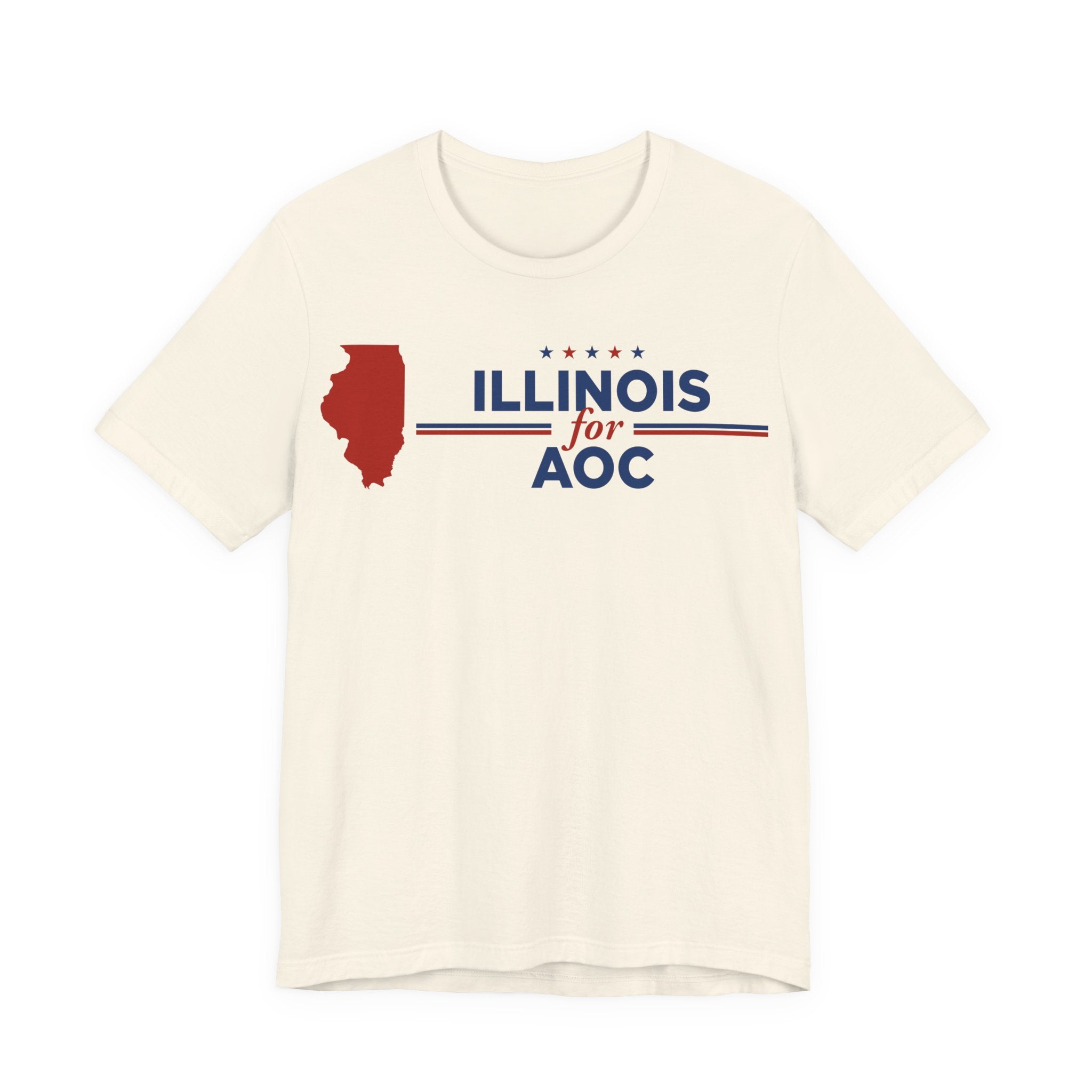 Illinois for AOC for President Campaign T-Shirt 2028