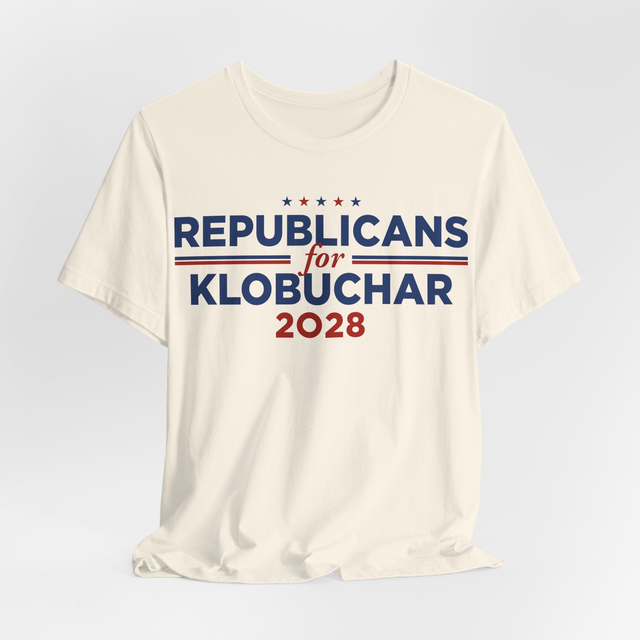 Republicans for Amy Klobuchar Campaign T-Shirt for President 2028