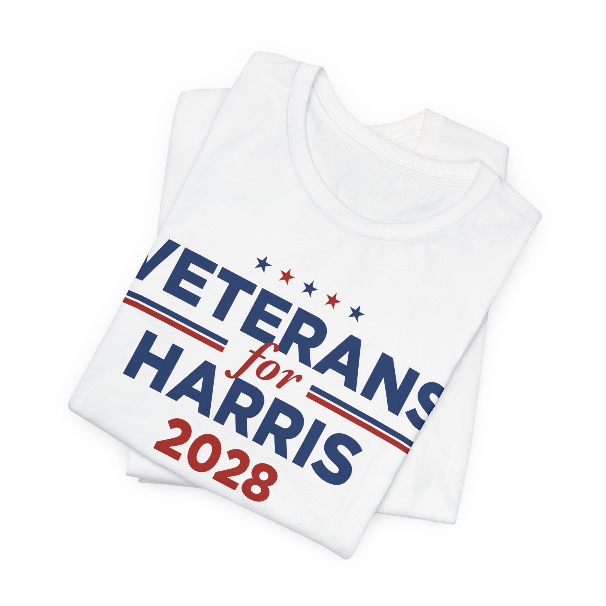 Veterans for Kamala Harris for President Campaign T-Shirt 2028