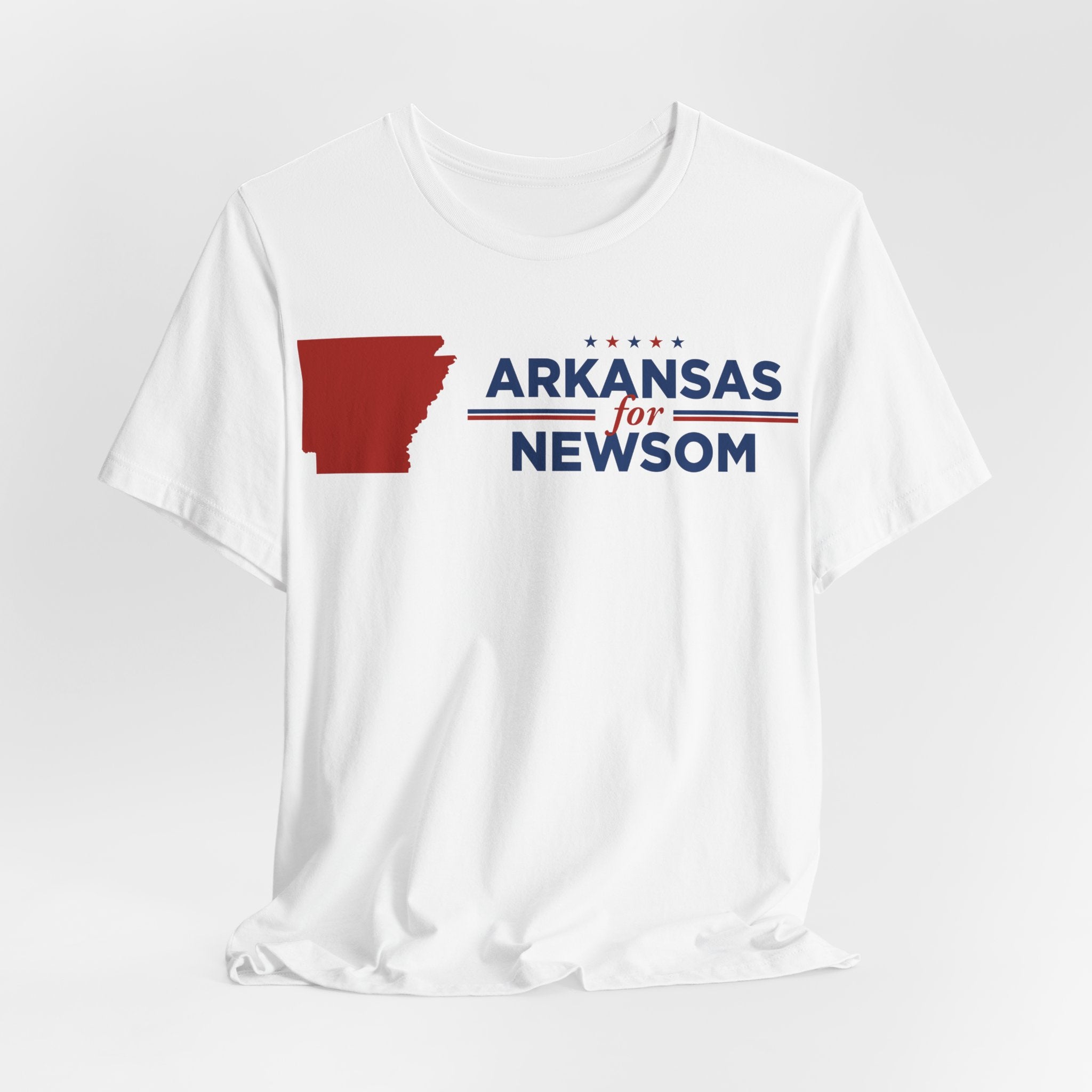 Arkansas for Gavin Newsom for President Campaign T-Shirt 2028