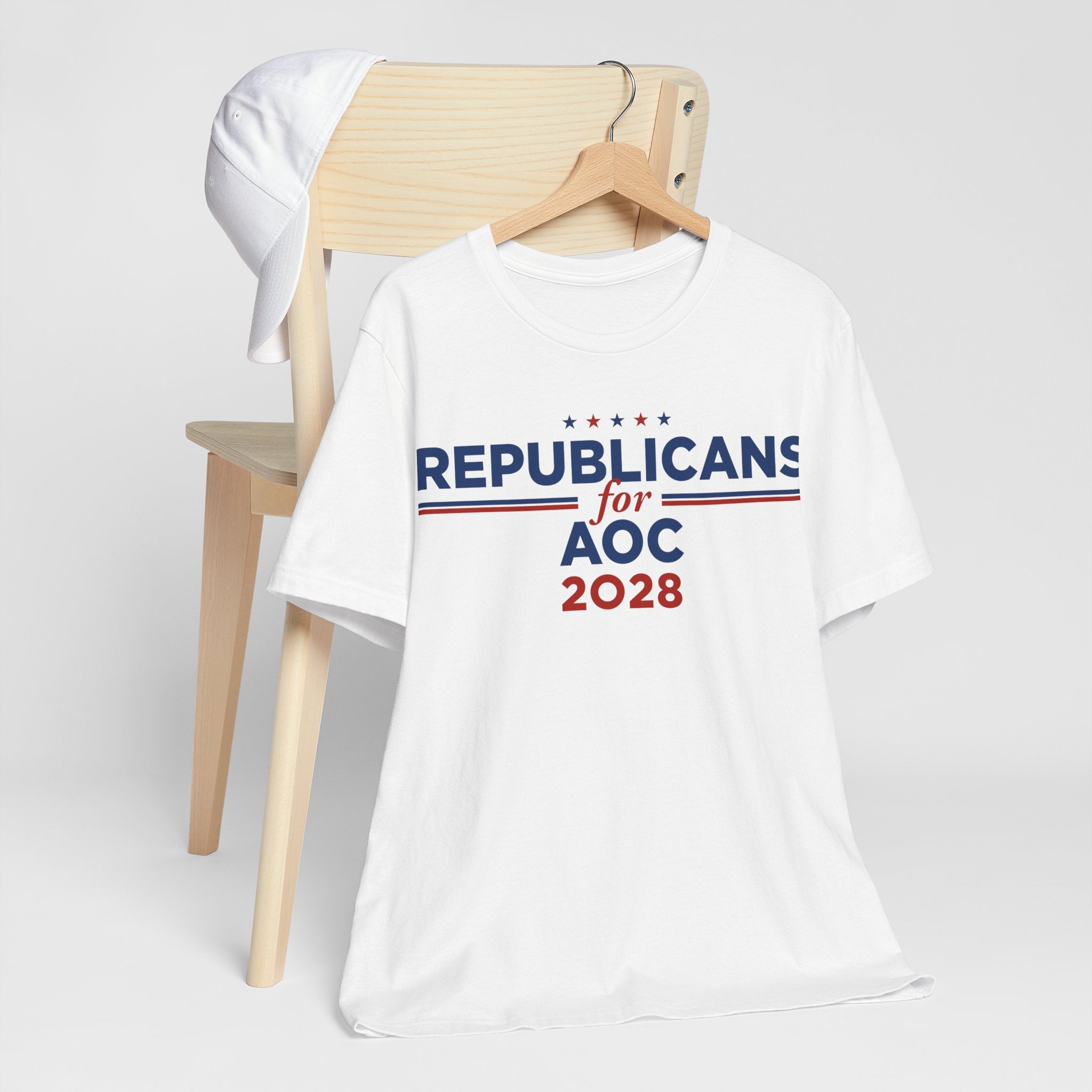 Republicans for AOC for President Campaign T-Shirt 2028