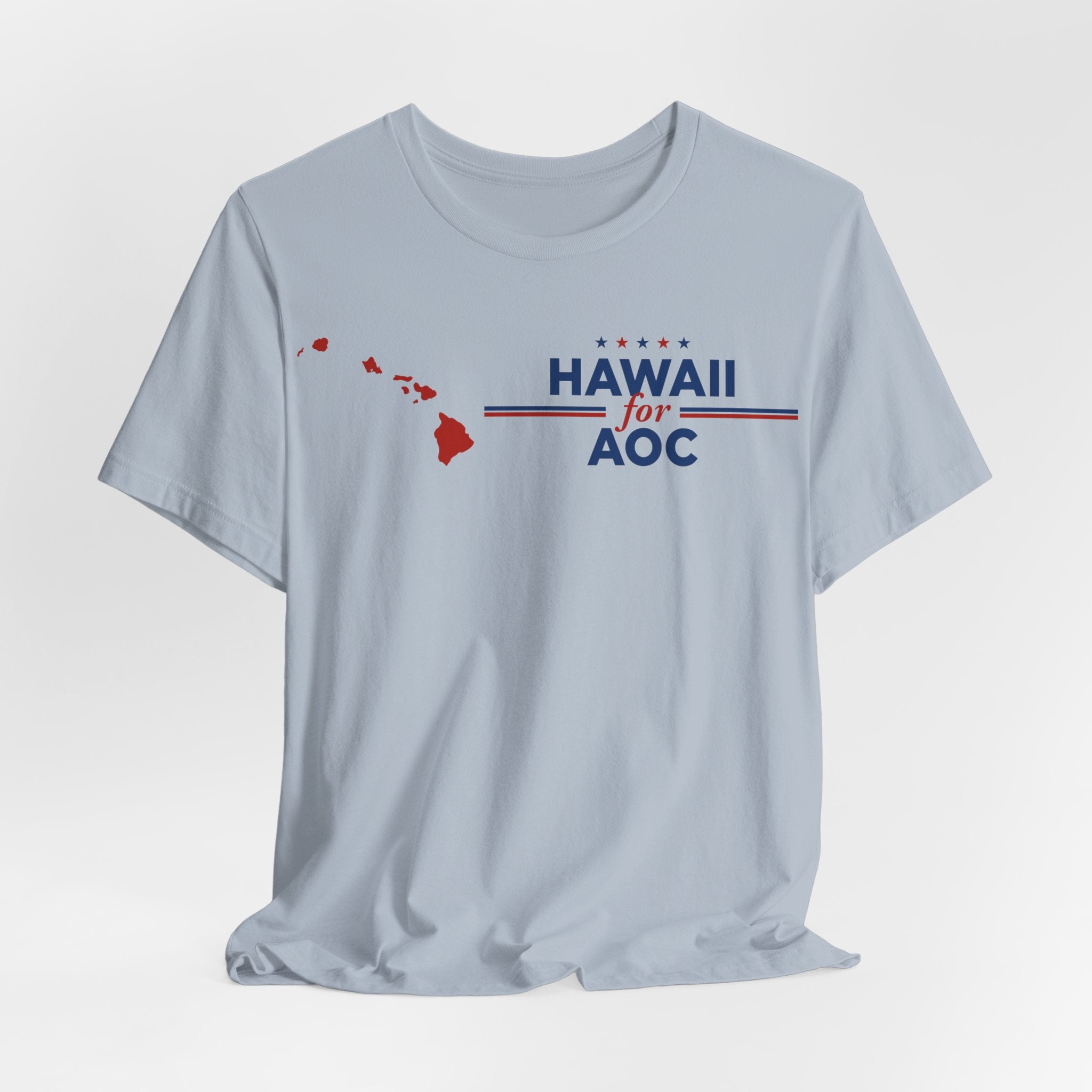 Hawaii for AOC for President Campaign T-Shirt 2028