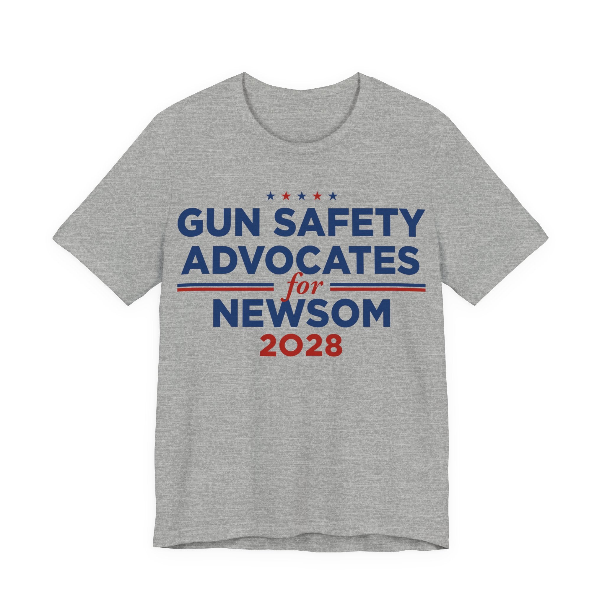 Gun Safety Advocates for Gavin Newsom for President Campaign T-Shirt 2028