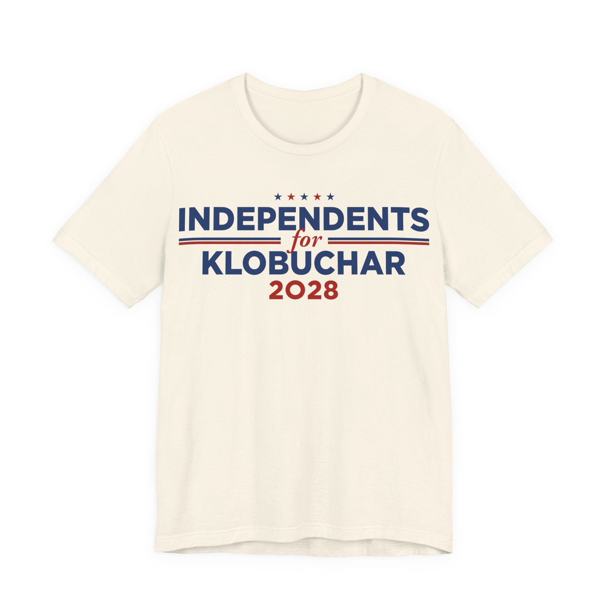 Independents for Amy Klobuchar for President Campaign T-Shirt 2028