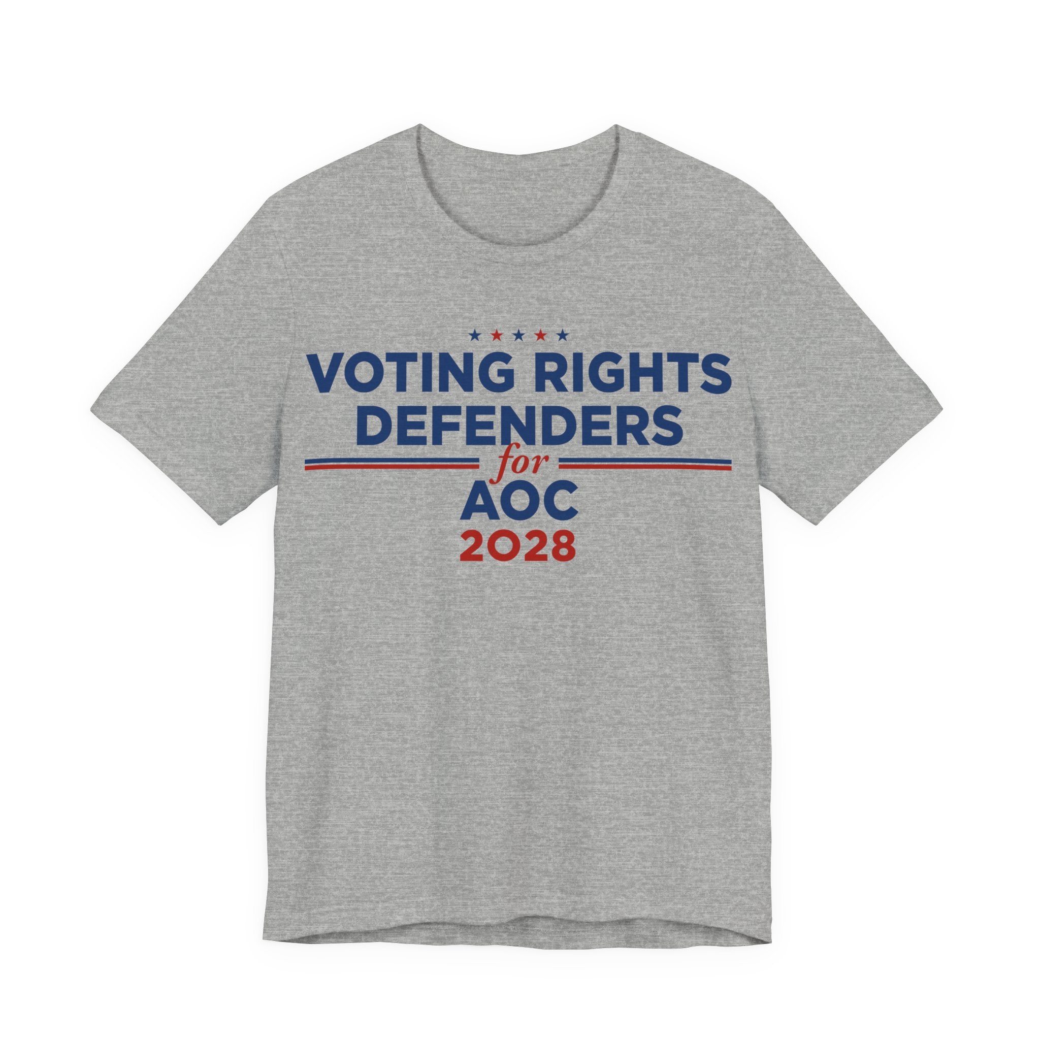 Voting Right Defenders for AOC for President Campaign T-Shirt 2028
