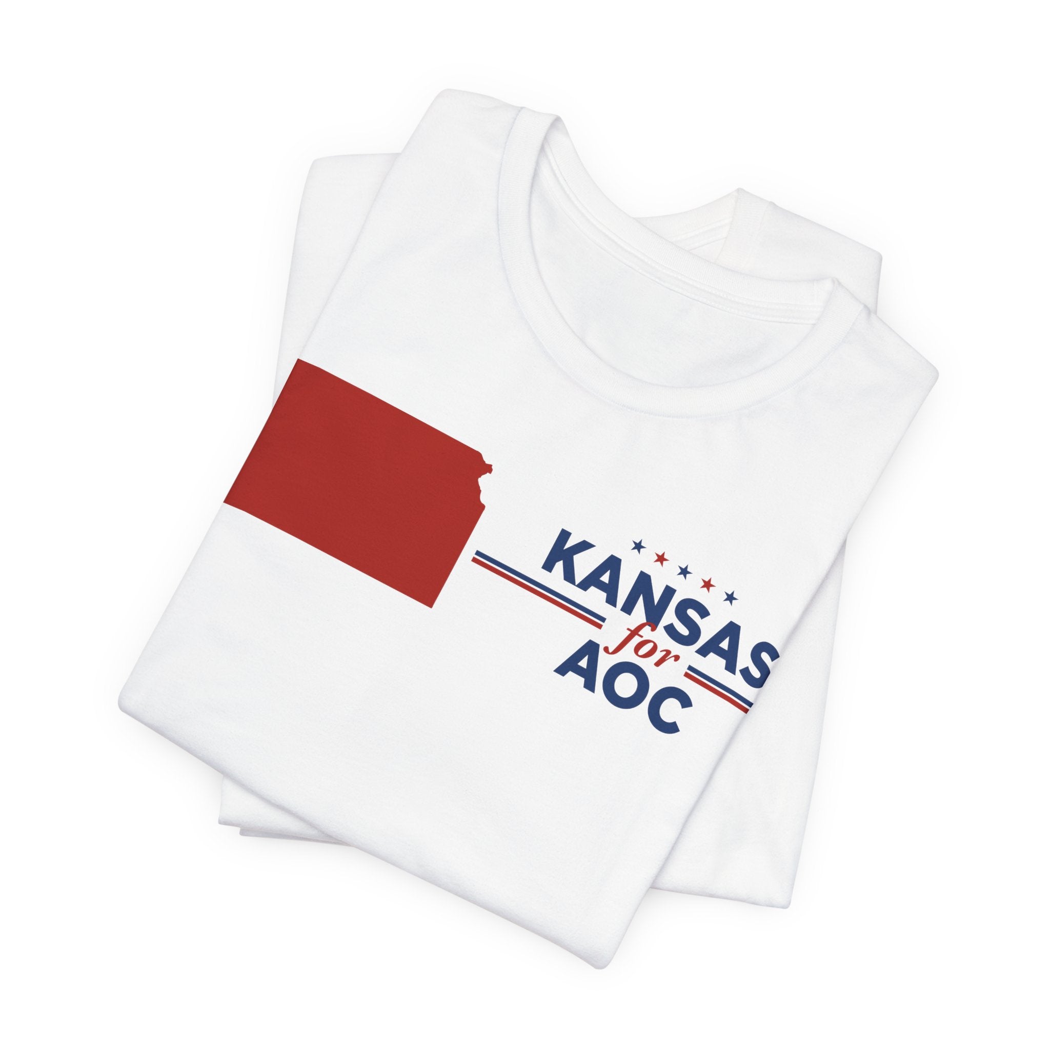 Kansas for AOC for President Campaign T-Shirt 2028