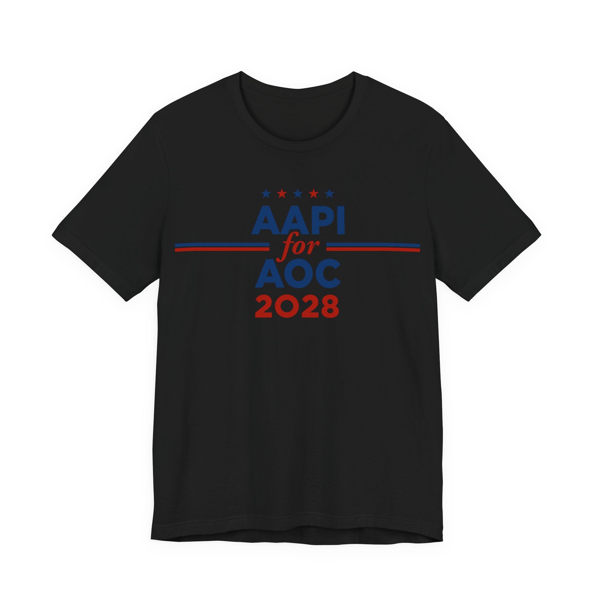 AAPI Asian American and Pacific Islander for AOC Campaign T-Shirt for President 2028