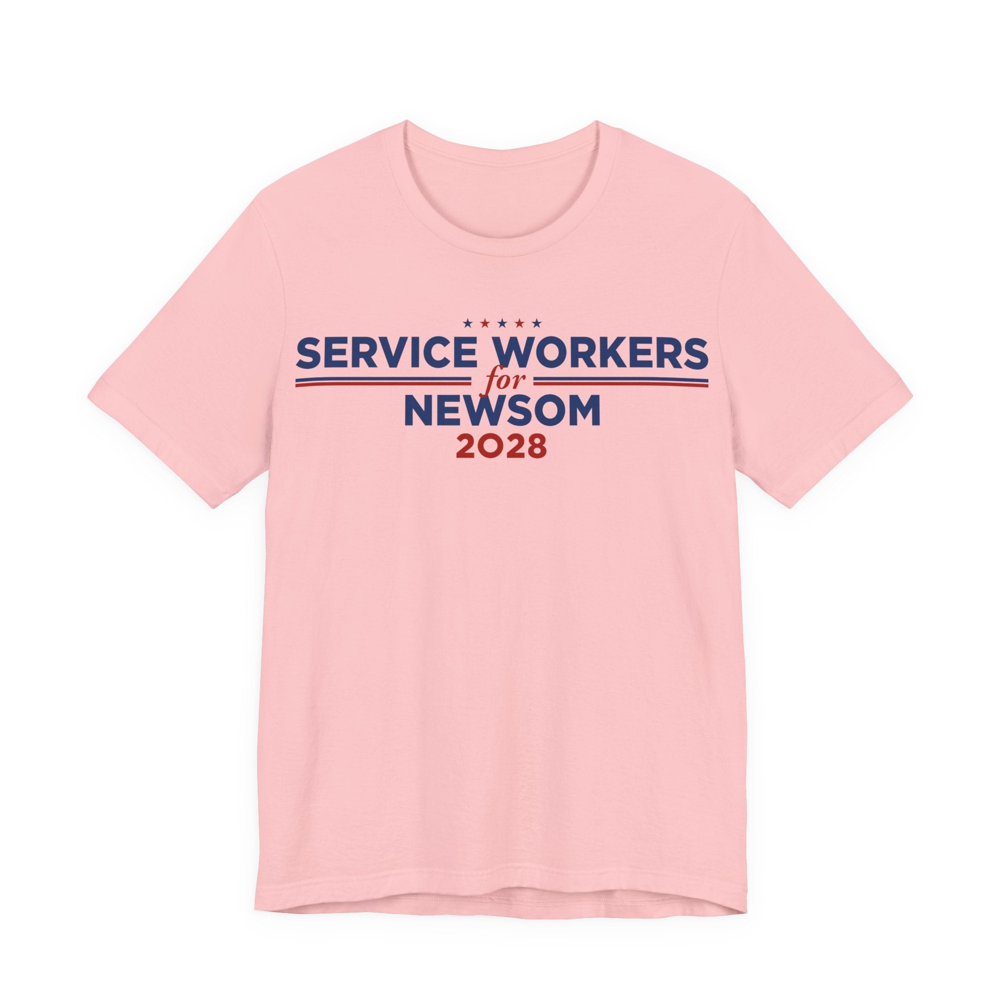 Service Workers for Gavin Newsom for President Campaign T-Shirt 2028