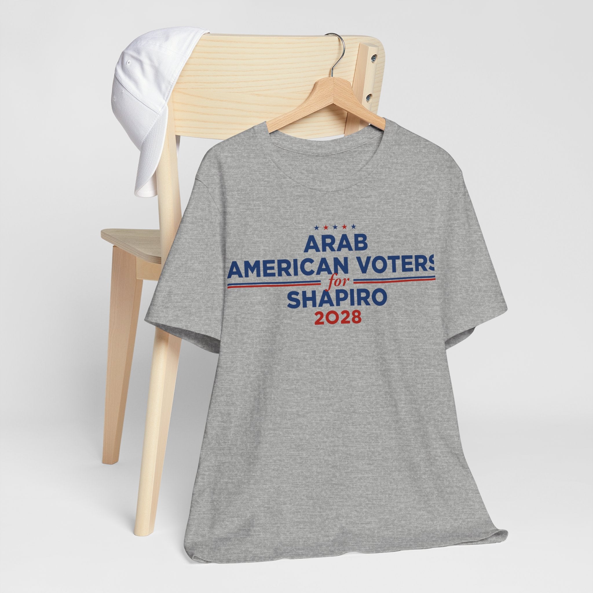 Arab American Voters for Josh Shapiro for President Campaign T-Shirt 2028