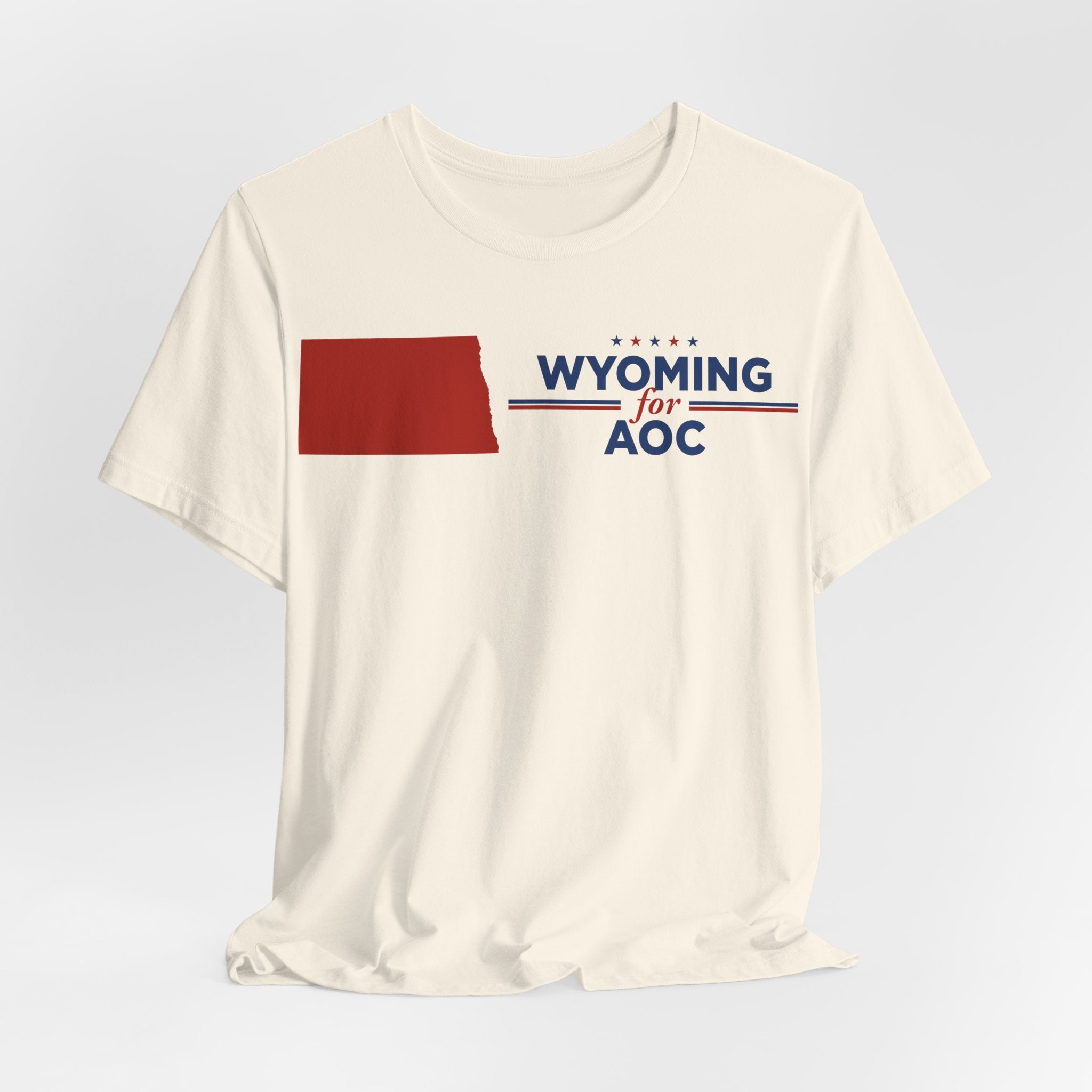 Wyoming for AOC for President Campaign T-Shirt 2028