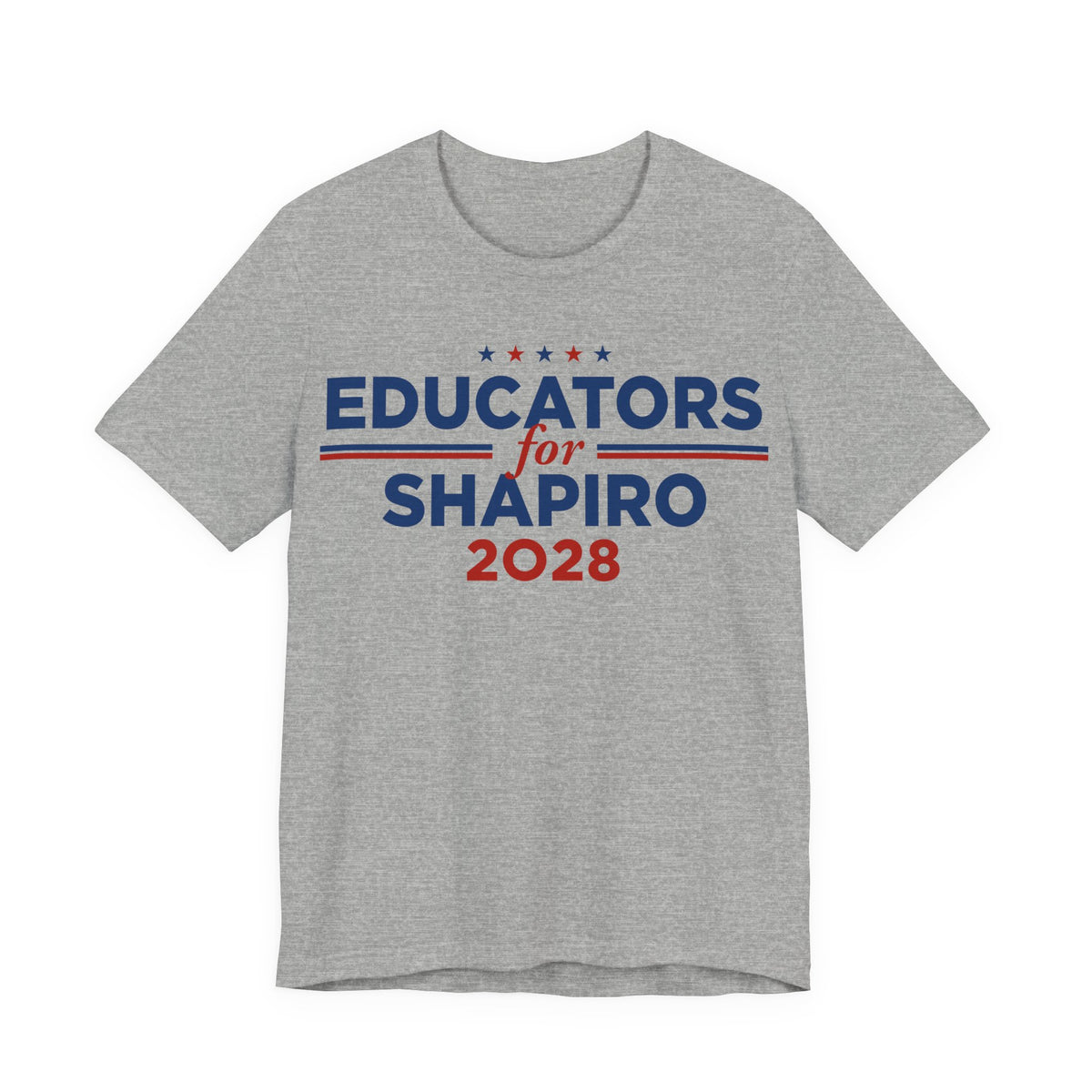 Educators for Josh Shapiro for President Campaign T-Shirt 2028