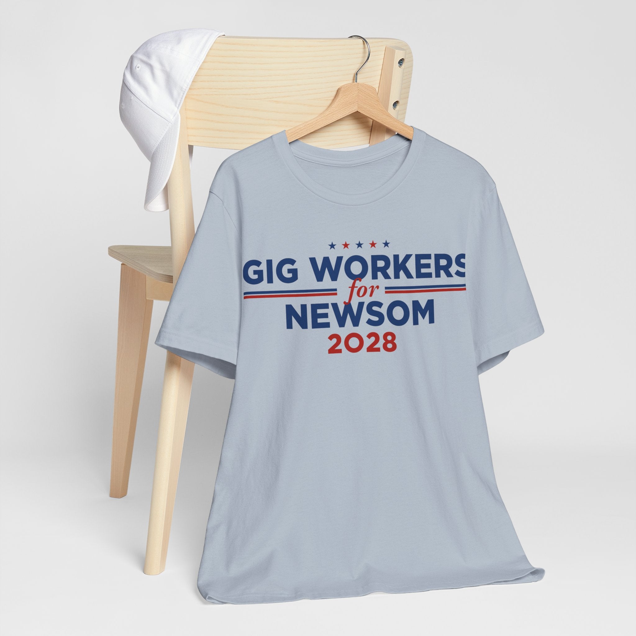 Gig Workers for Gavin Newsom for President Campaign T-Shirt 2028