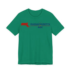 Massachusetts for AOC for President Campaign T-Shirt 2028