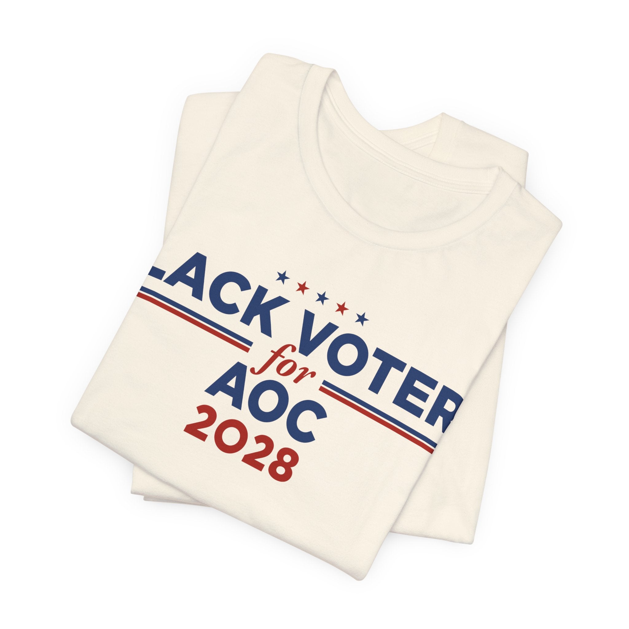 Black Voters for AOC Campaign T-Shirt for President 2028
