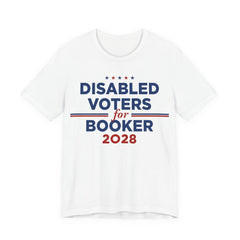 Disabled Voters for Cory Booker for President Campaign T-Shirt 2028