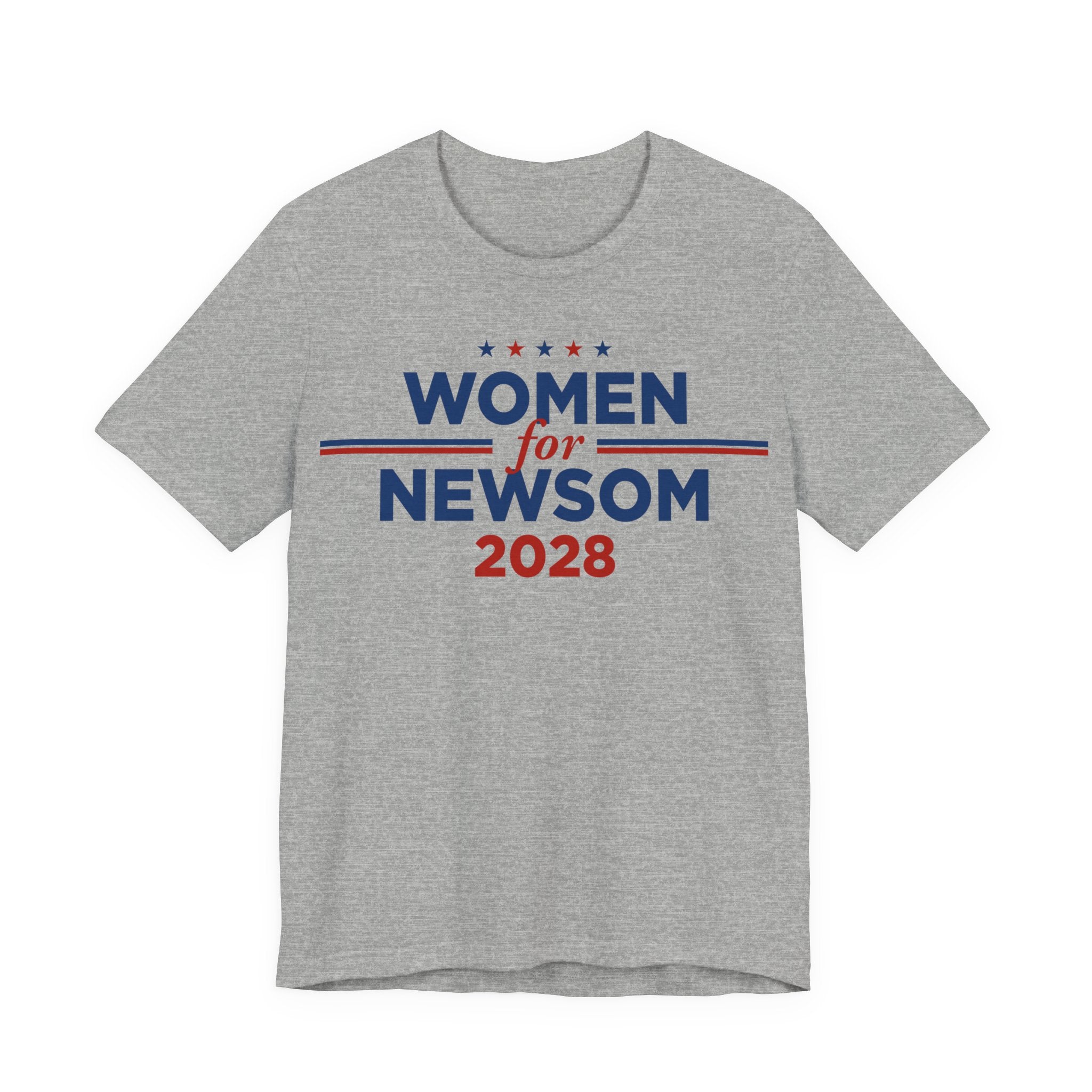 Women for Gavin Newsom for President Campaign T-Shirt 2028