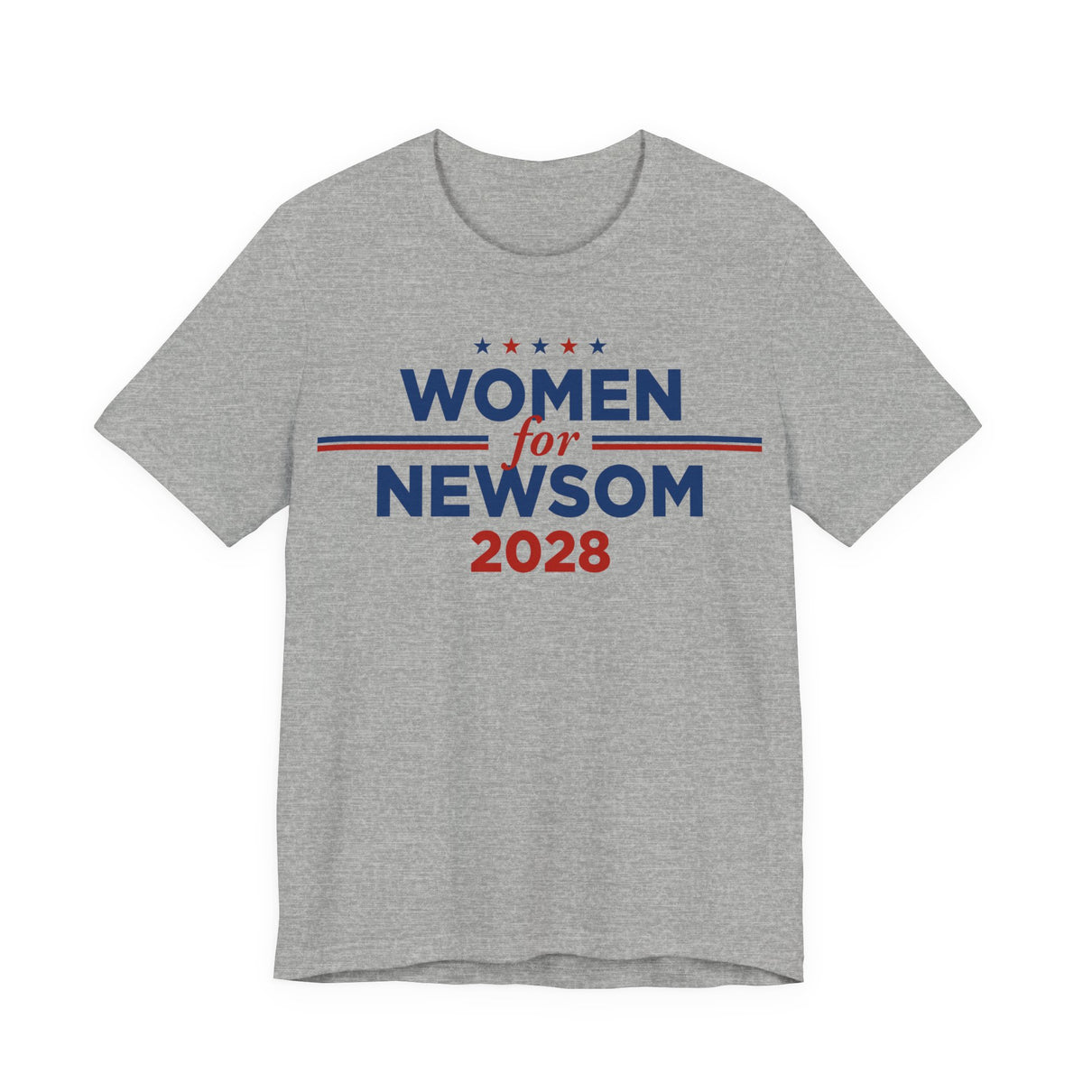 Women for Gavin Newsom for President Campaign T-Shirt 2028