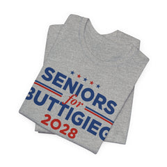 Seniors for Pete Buttigieg for President Campaign T-Shirt 2028