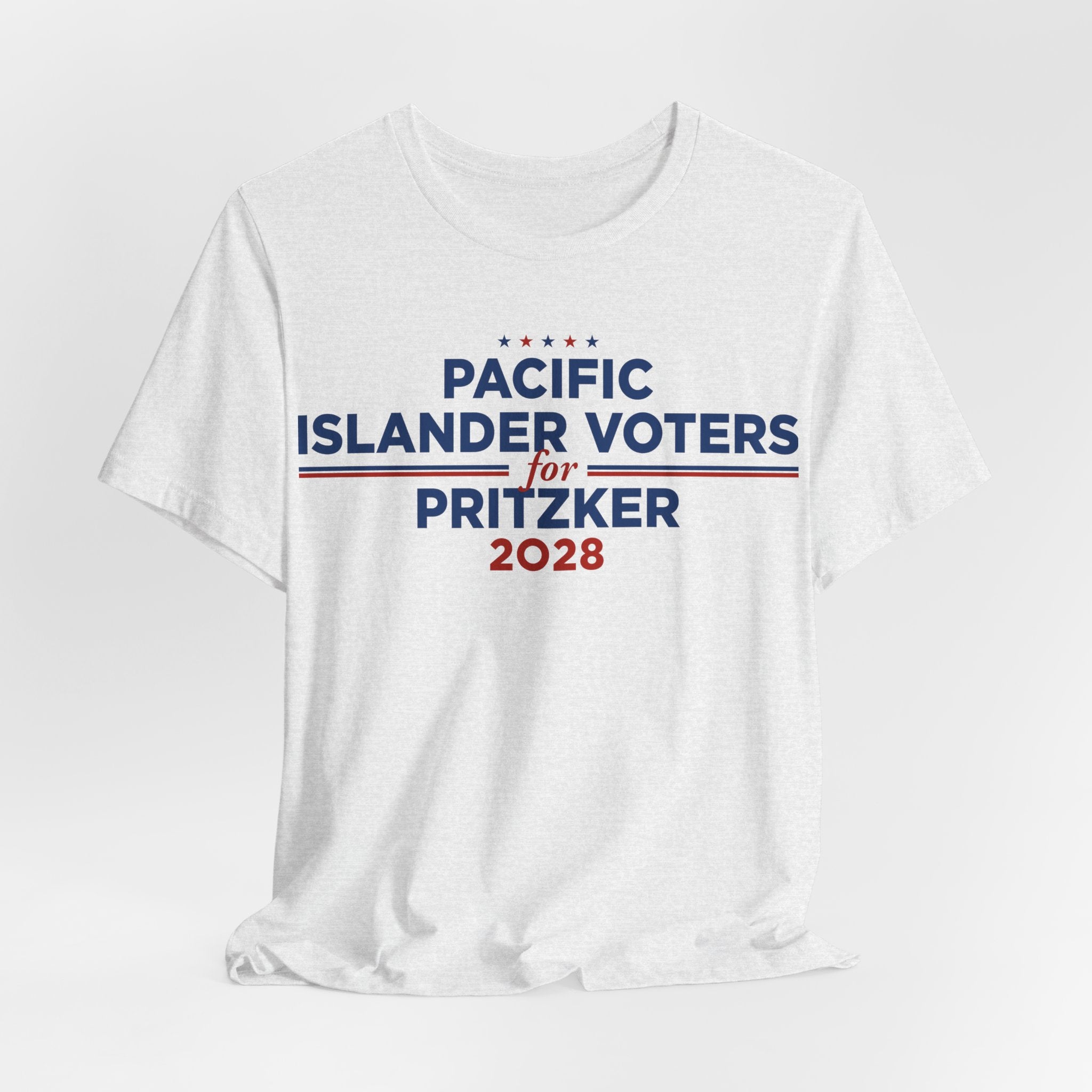 Pacific Islander Voters for J.B. Pritzker for President Campaign T-Shirt 2028