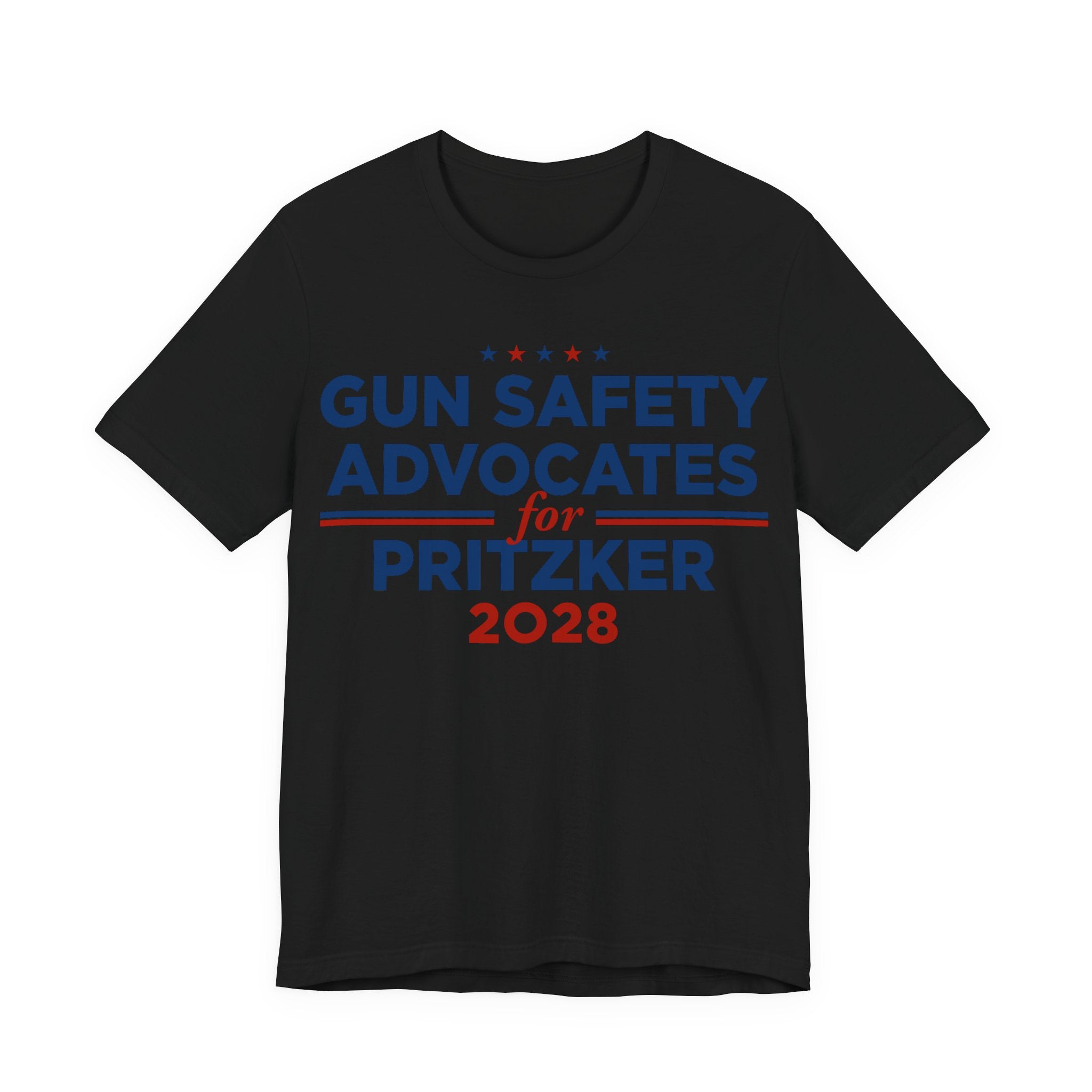 Gun Safety Advocates for J.B. Pritzker for President Campaign T-Shirt 2028