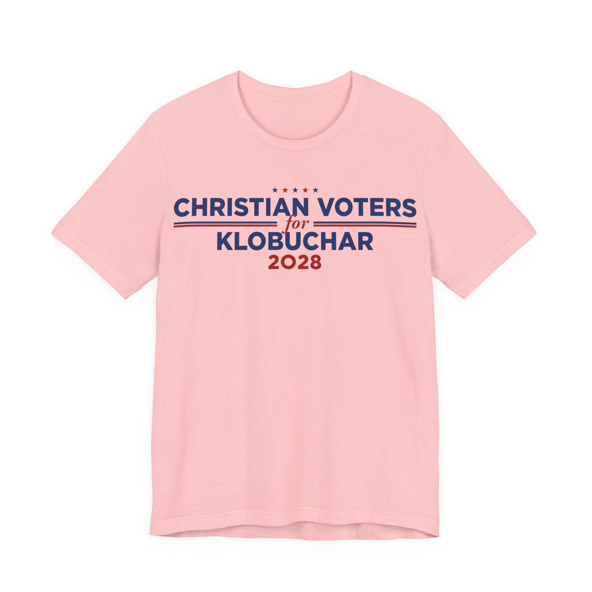 Christian Voters for Amy Klobuchar for President Campaign T-Shirt 2028