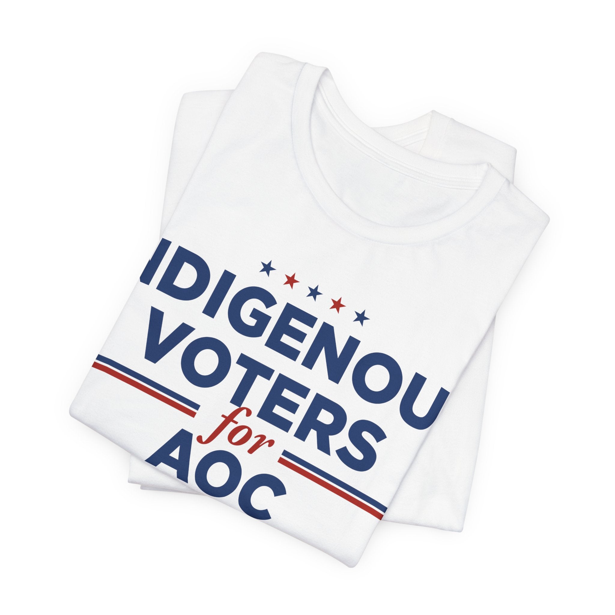 Indigenous Voters / Native Americans for AOC for President Campaign T-Shirt 2028