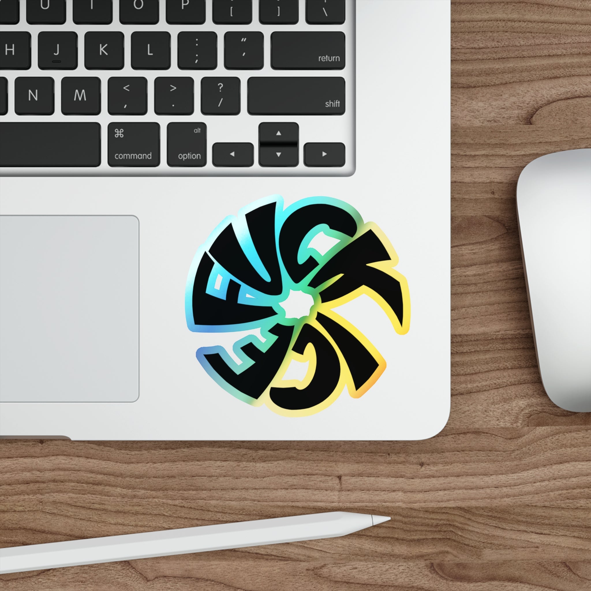 Holographic Fuck ICE Sticker