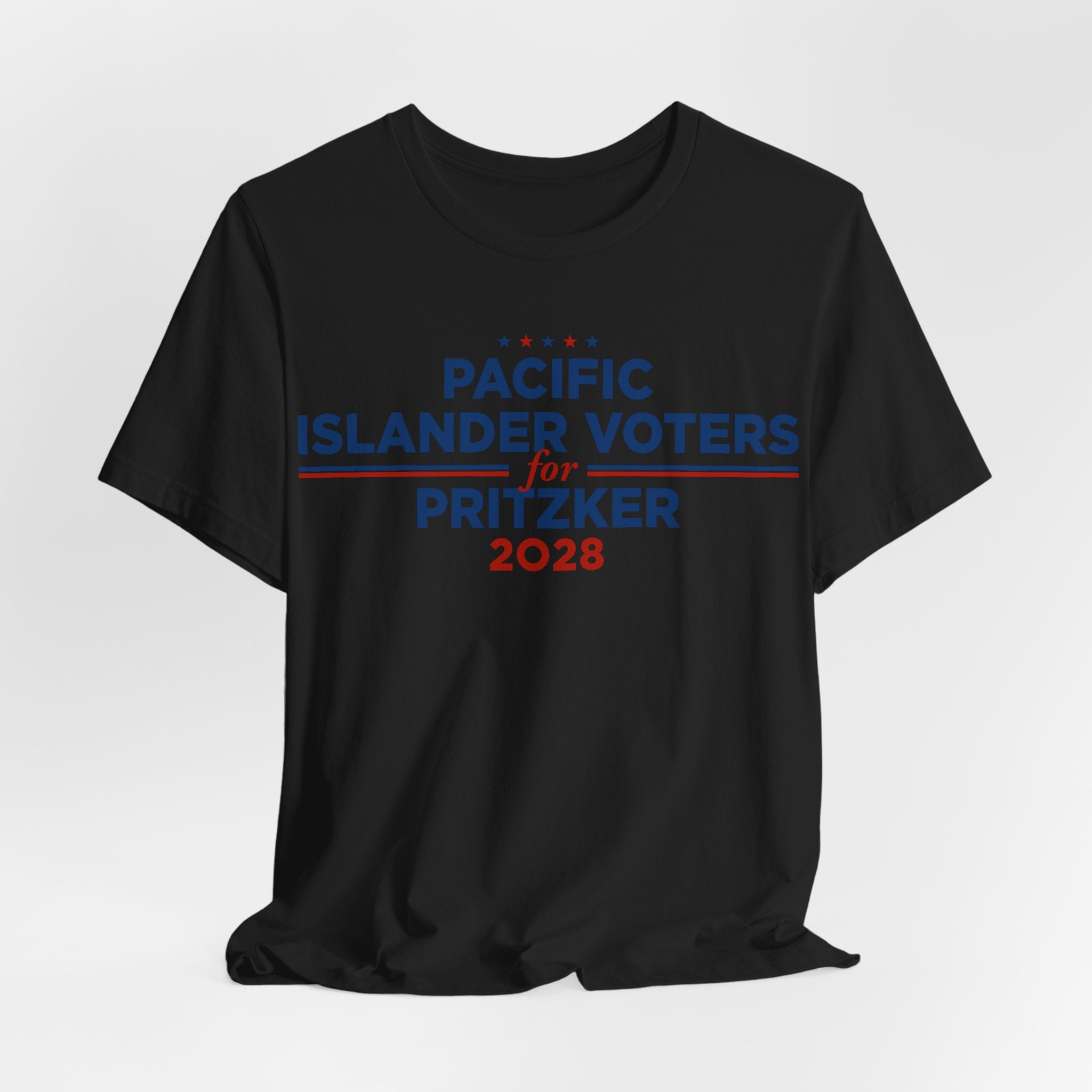 Pacific Islander Voters for J.B. Pritzker for President Campaign T-Shirt 2028