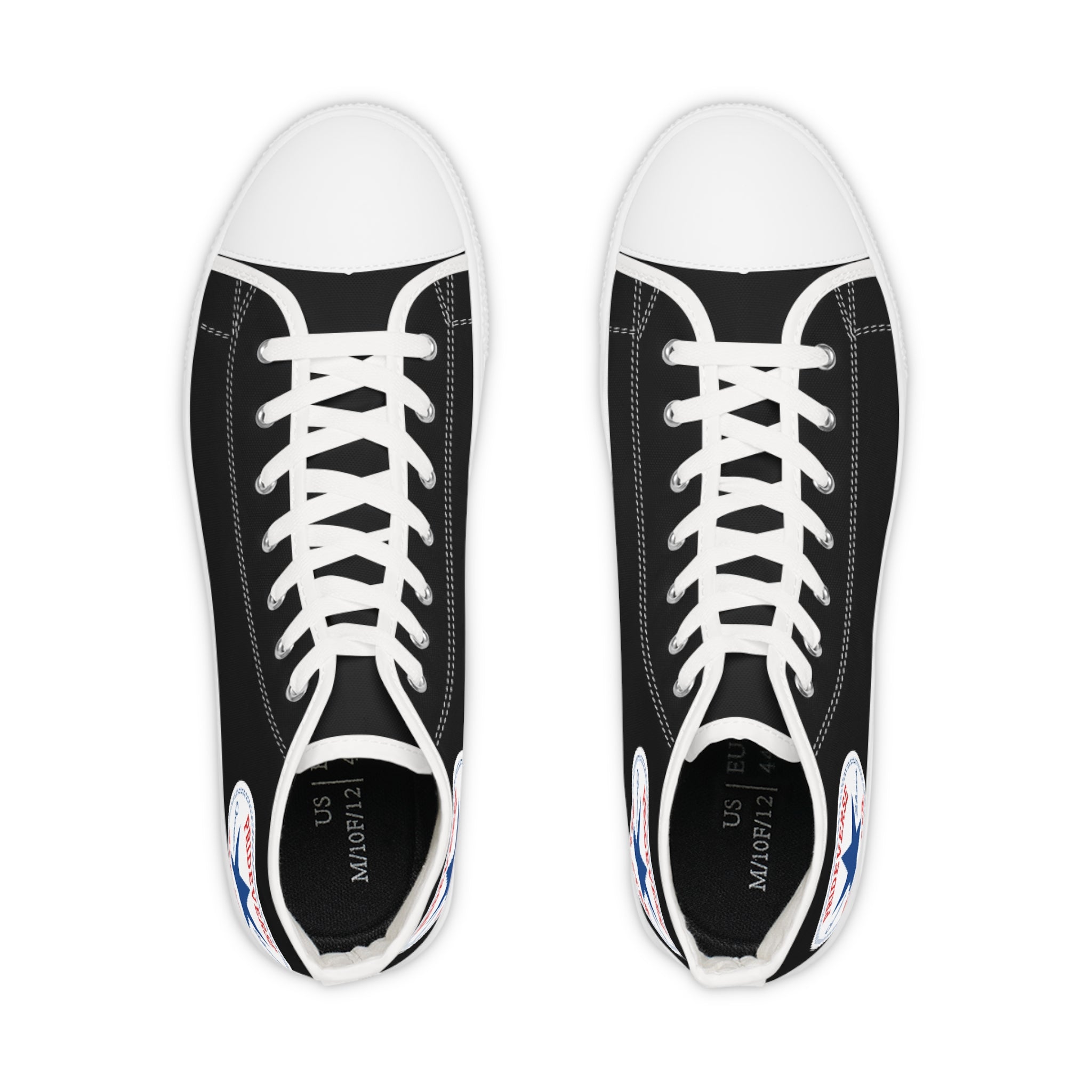 Black Prideverse Men's High Top Sneakers