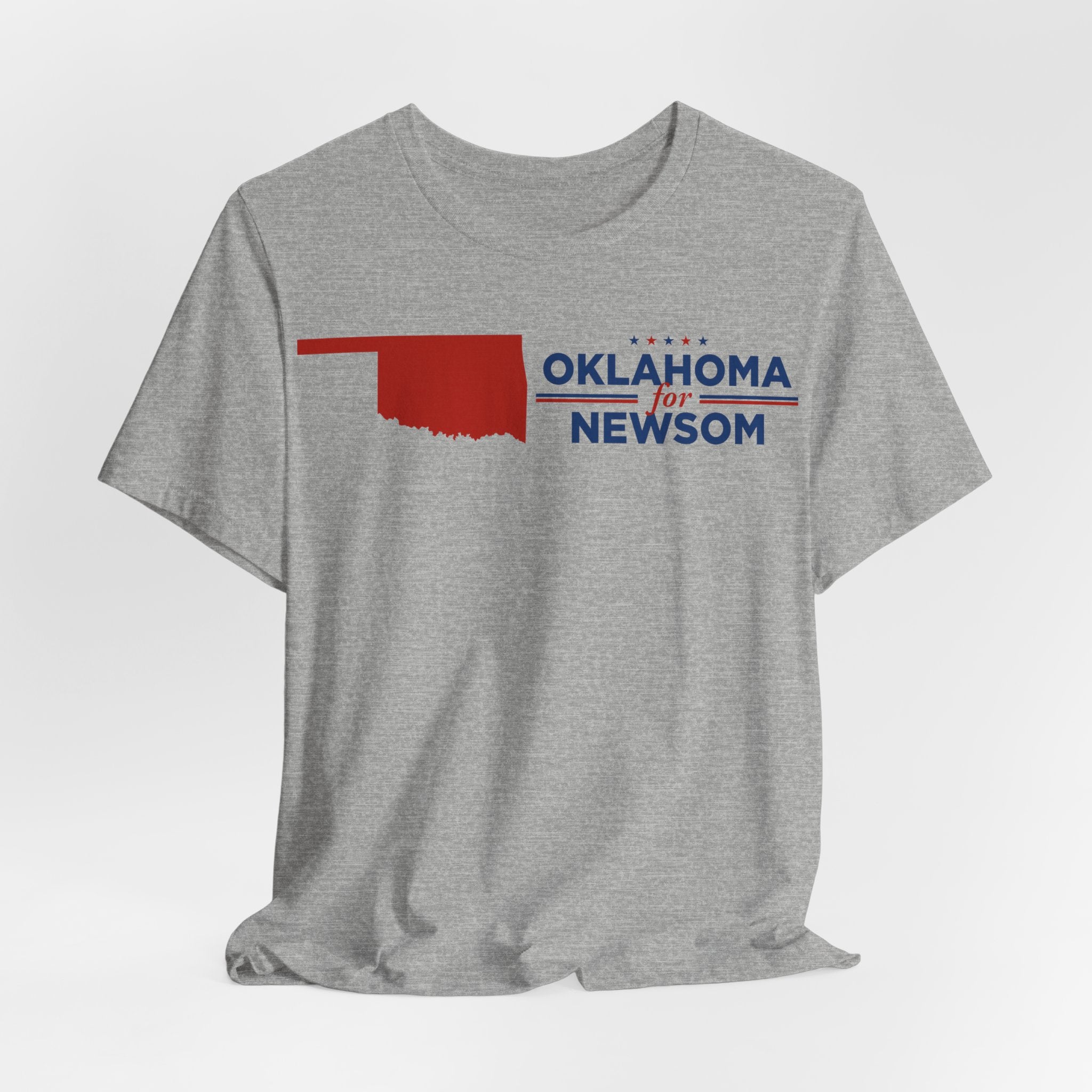 Oklahoma for Gavin Newsom for President Campaign T-Shirt 2028