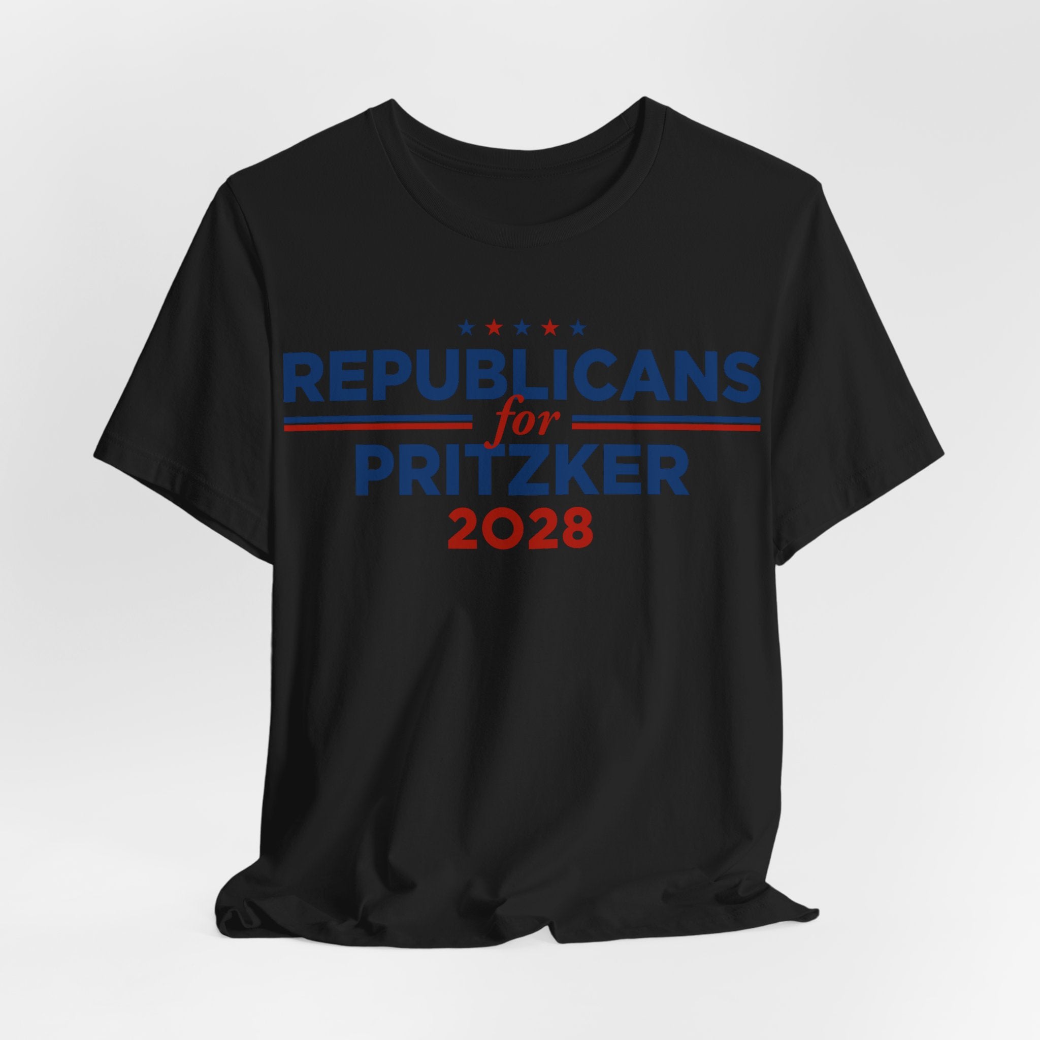 Republicans for J.B. Pritzker for President Campaign T-Shirt 2028