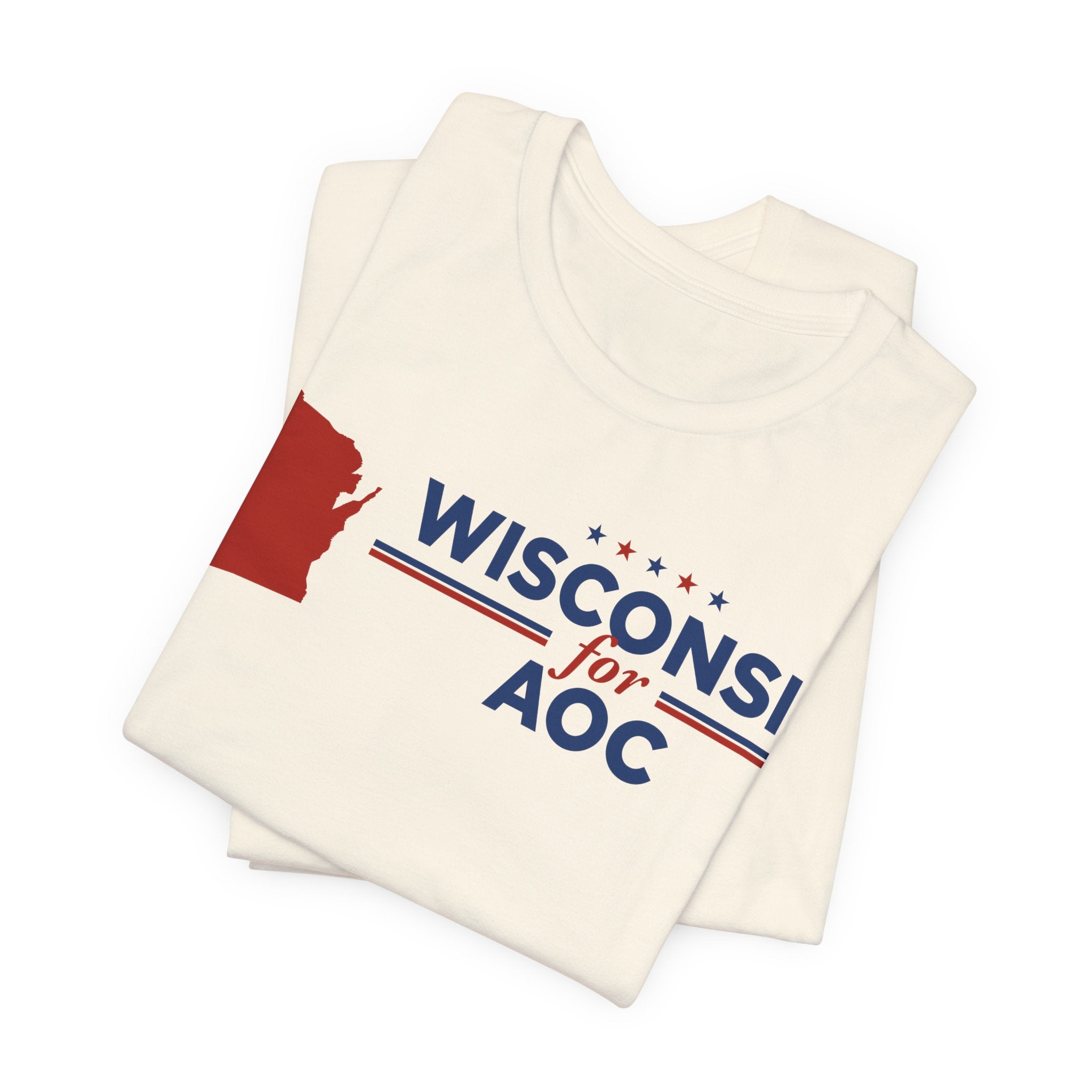 Wisconsin for AOC for President Campaign T-Shirt 2028