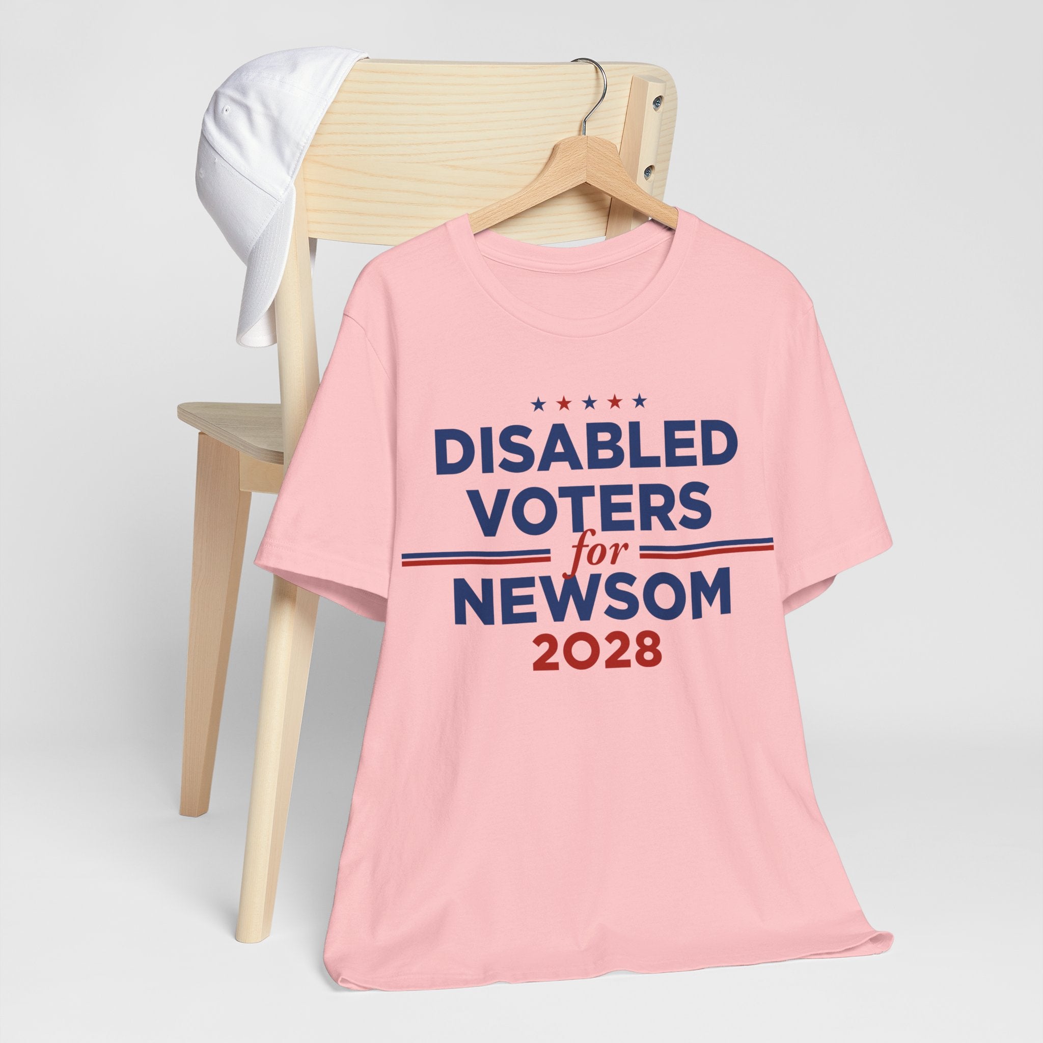 Disabled Voters for Gavin Newsom for President Campaign T-Shirt 2028