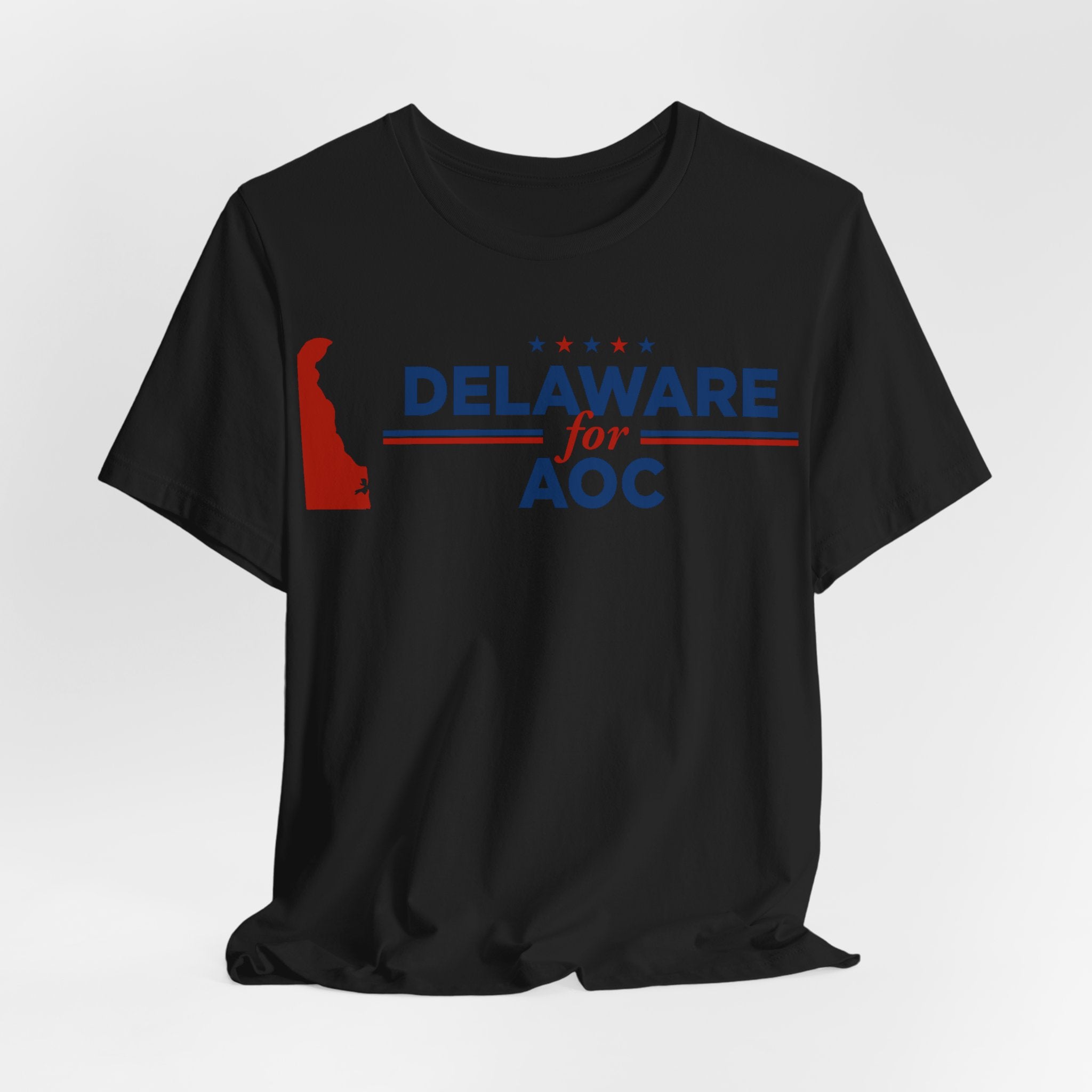 Delaware for AOC for President Campaign T-Shirt 2028