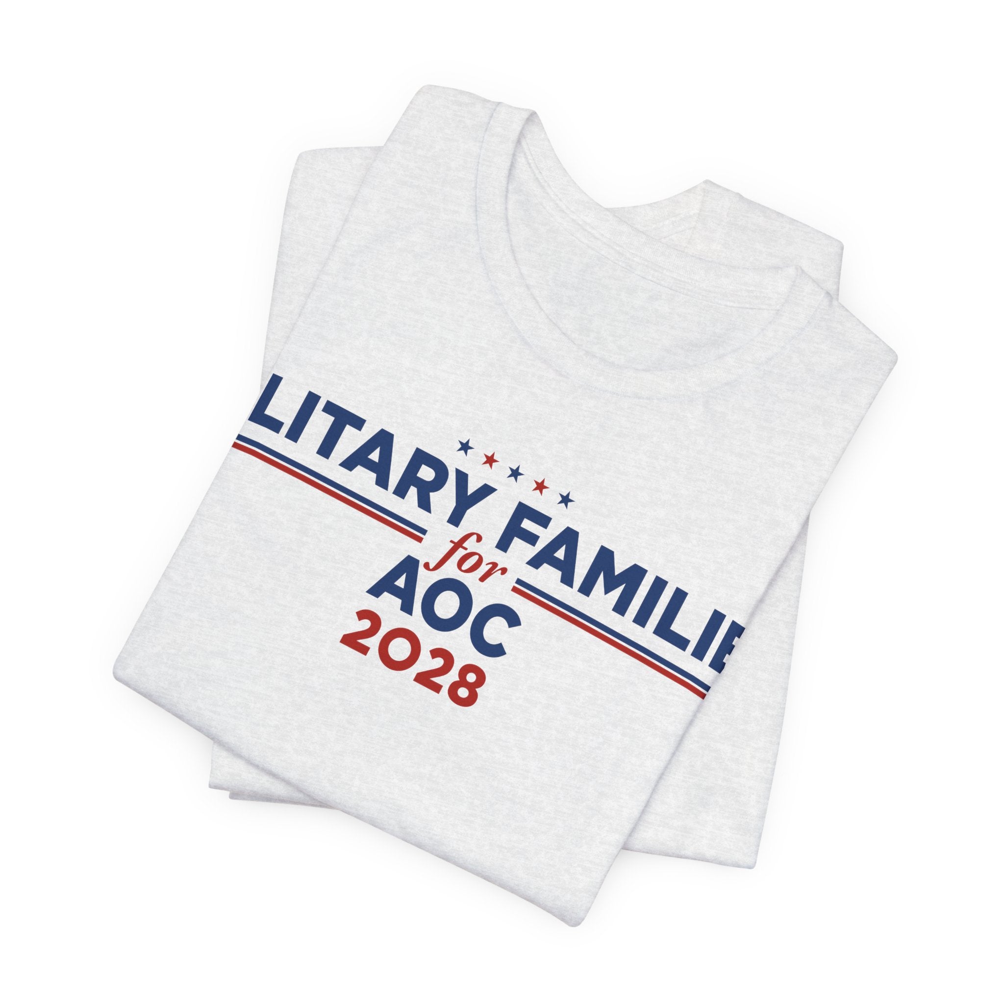 Military Families for AOC for President Campaign T-Shirt 2028