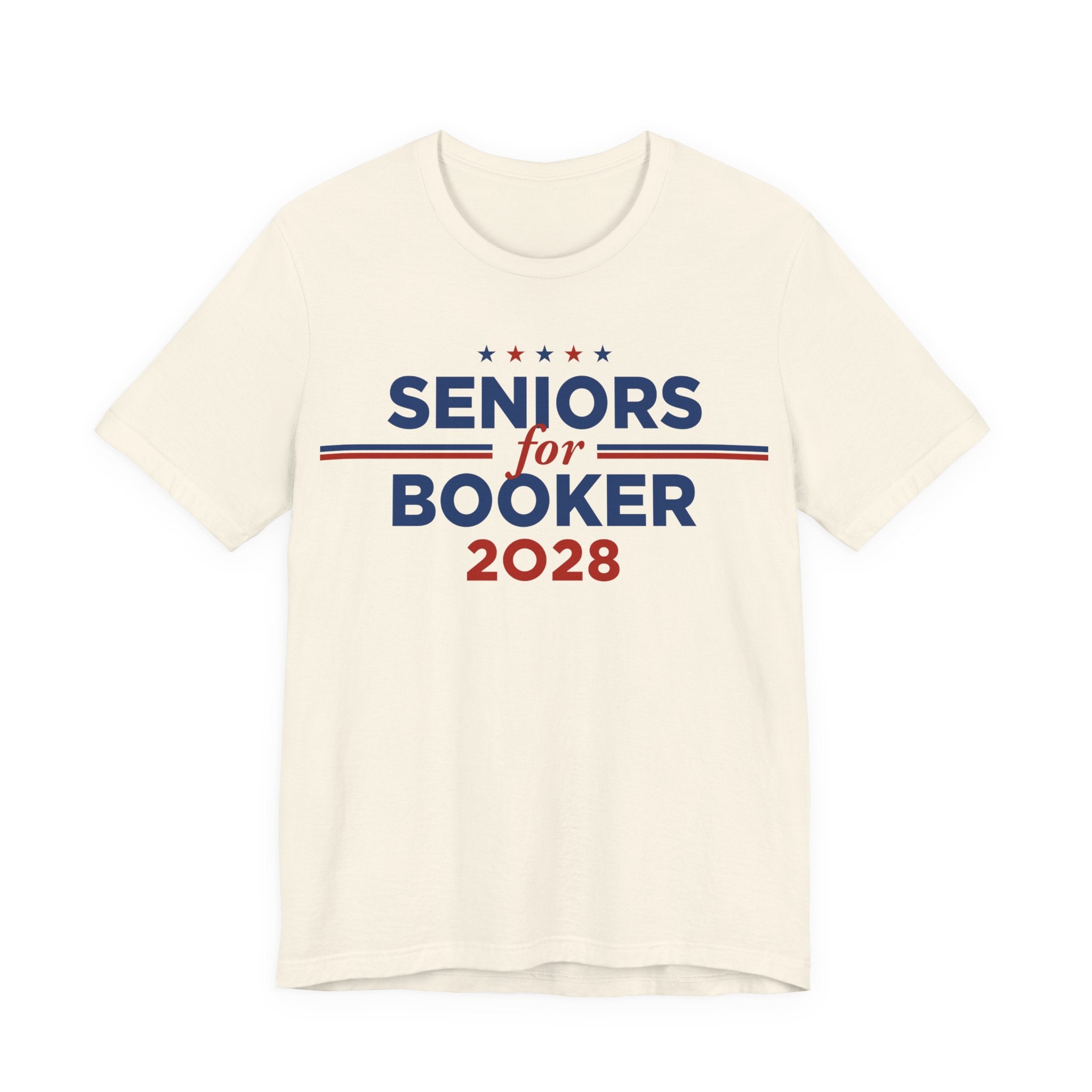 Seniors for Cory Booker for President Campaign T-Shirt 2028