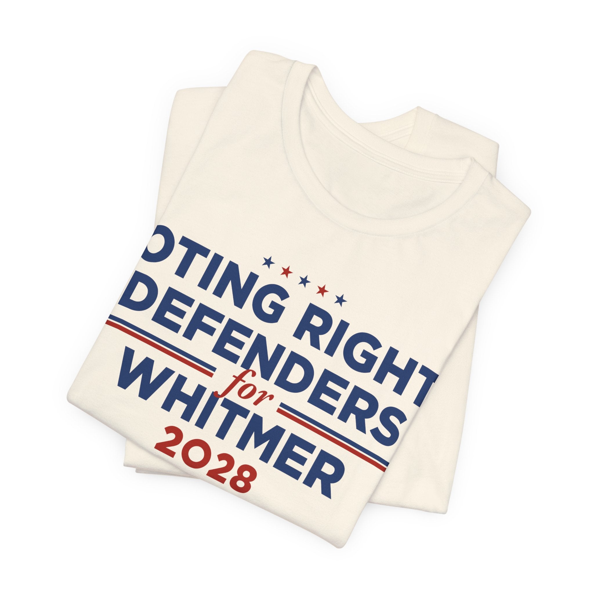 Voting Rights Defenders for Gretchen Whitmer for President Campaign T-Shirt 2028