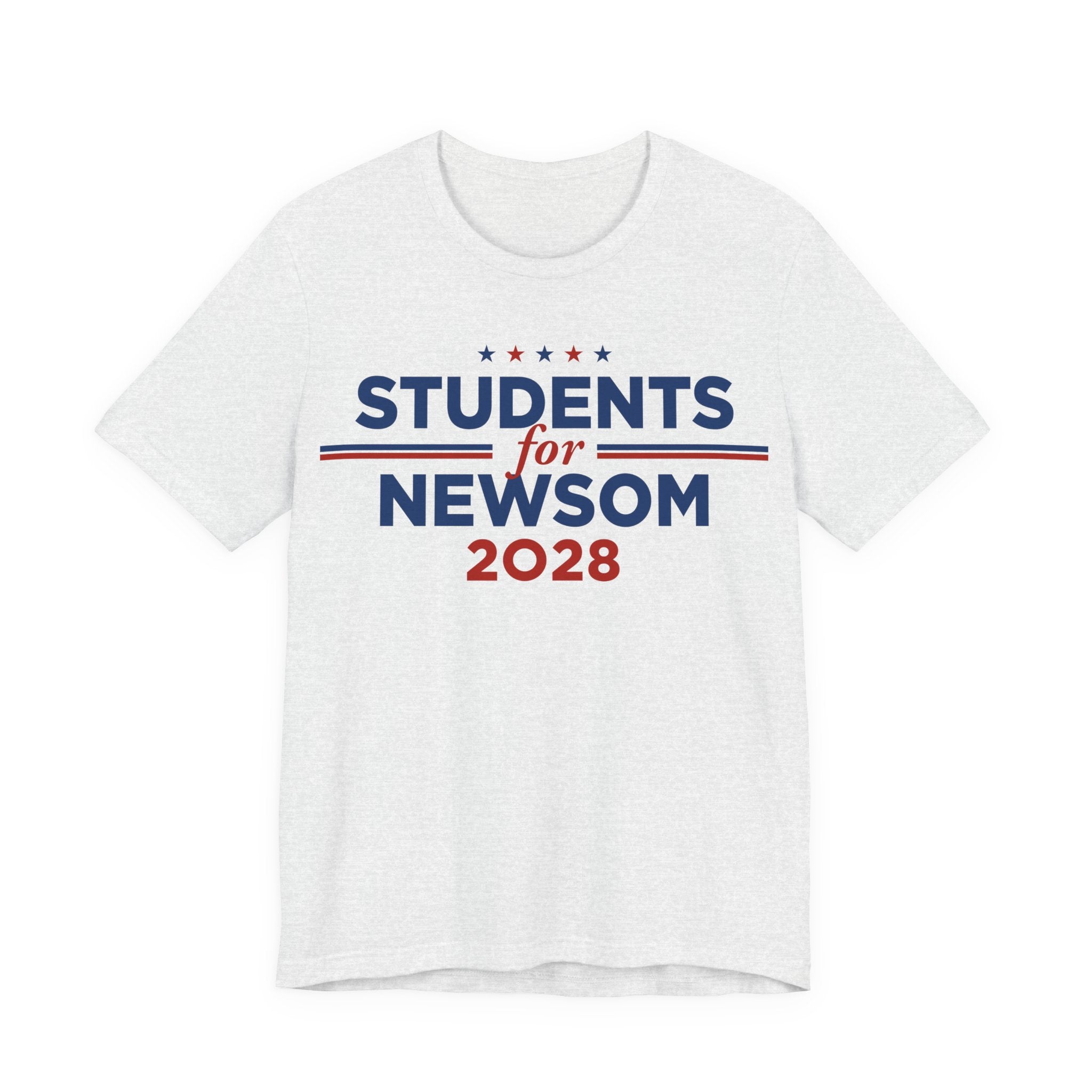 Students for Gavin Newsom for President Campaign T-Shirt 2028