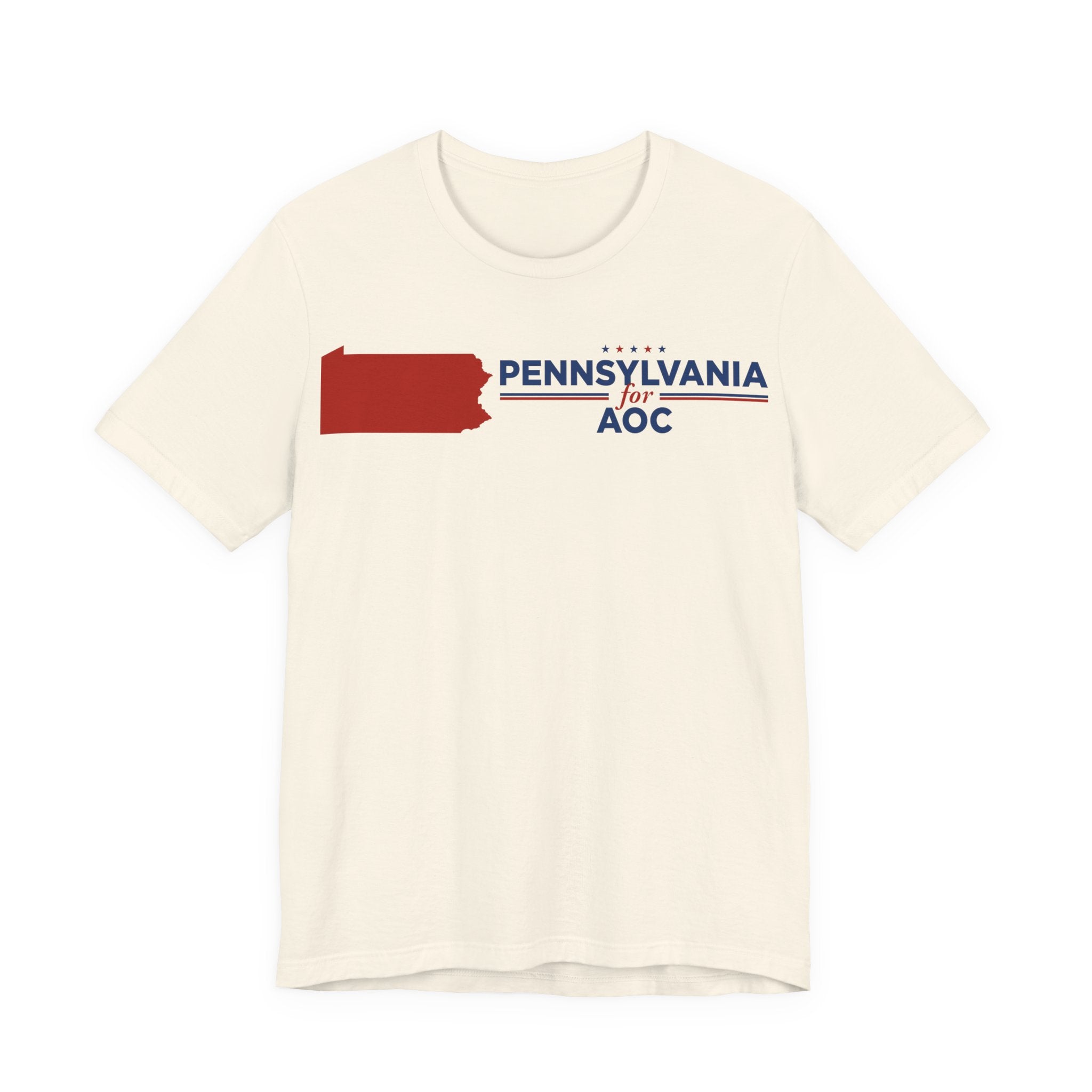 Pennsylvania for AOC for President Campaign T-Shirt 2028