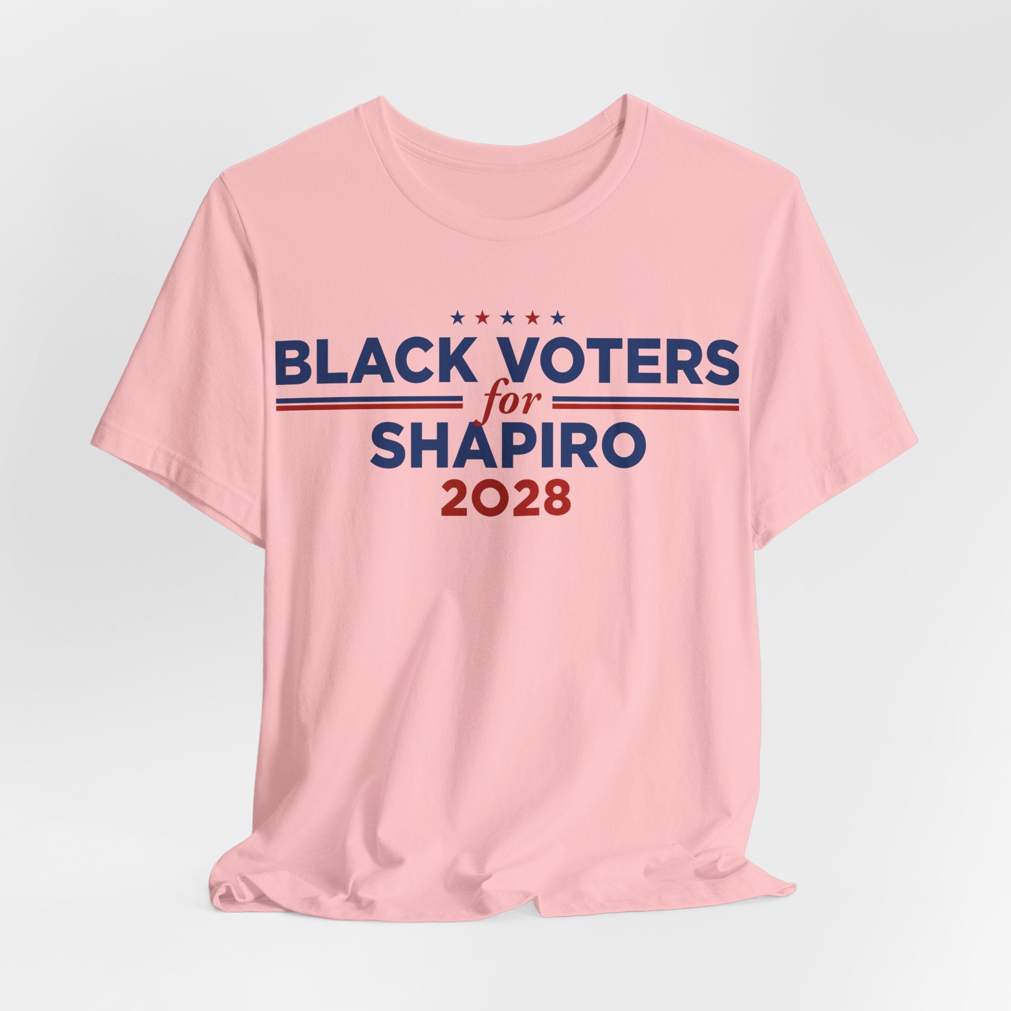 Black Voters for Josh Shapiro Campaign T-Shirt for President 2028
