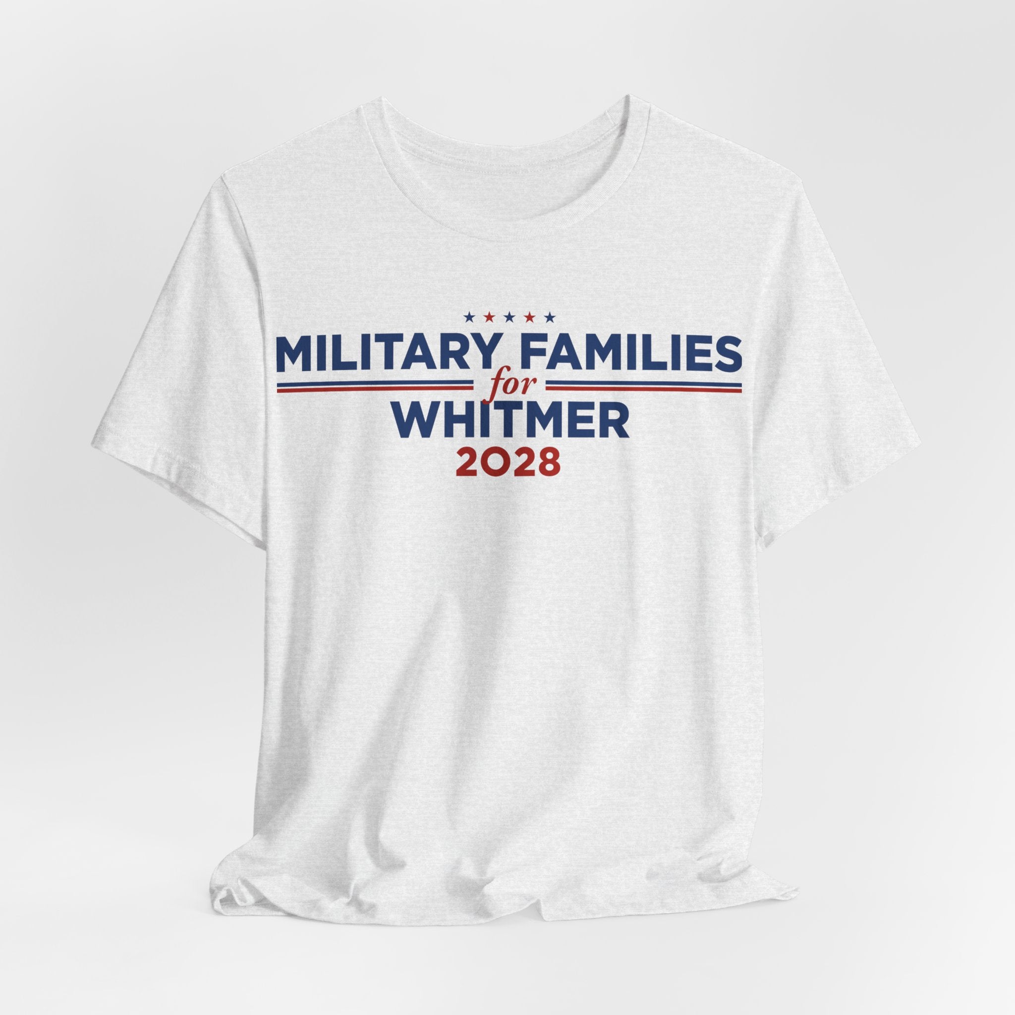 Military Families for Gretchen Whitmer for President Campaign T-Shirt 2028